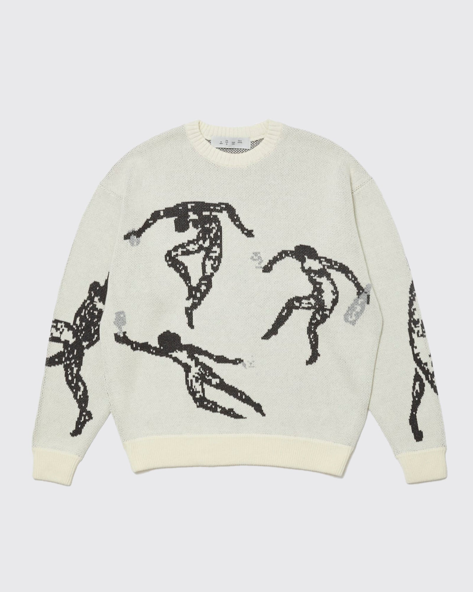 JACQUARD COTTON CREWNECK SWEATER – TRADINGS™