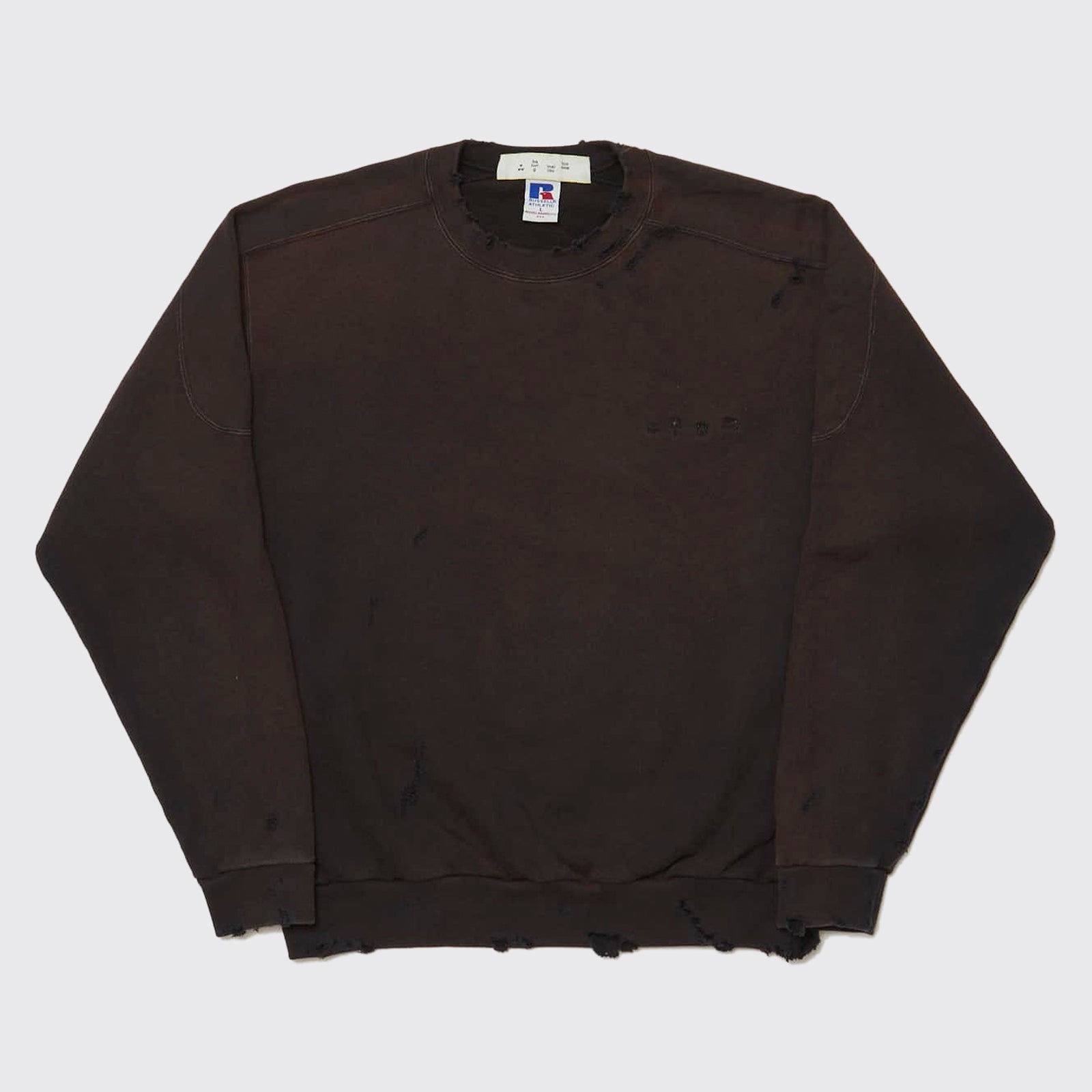 BAL / RUSSELL ATHLETIC HIGH COTTON DISTRESSED CREW (Black