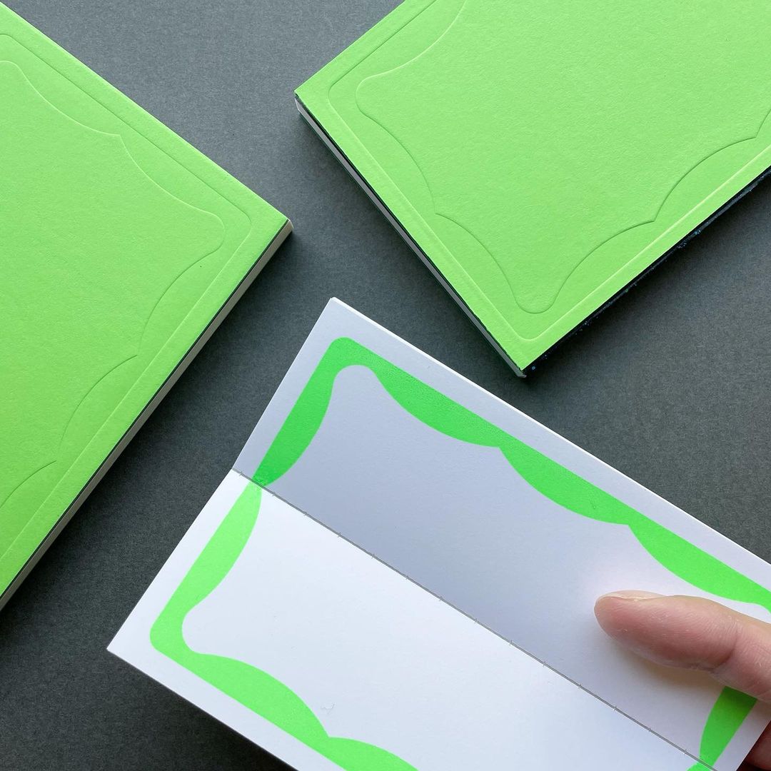 FRAME BOOK HALF SIZE (Neon Green)