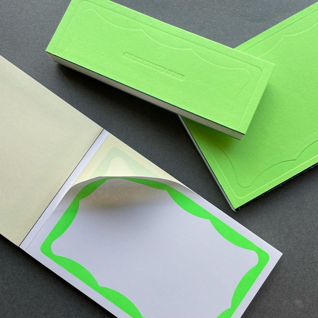 LABEL BLACK BOOK (Neon Green)