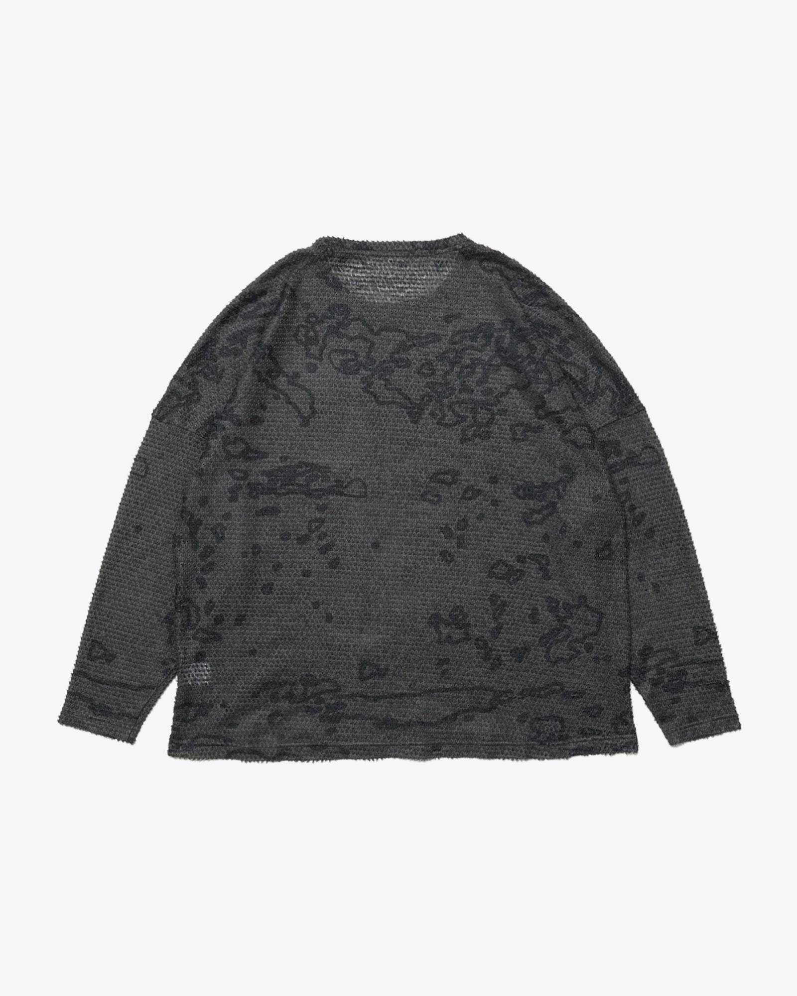 POLARTEC®︎ ALPHA DIRECT PATTERN SWEATER (Asphalt)