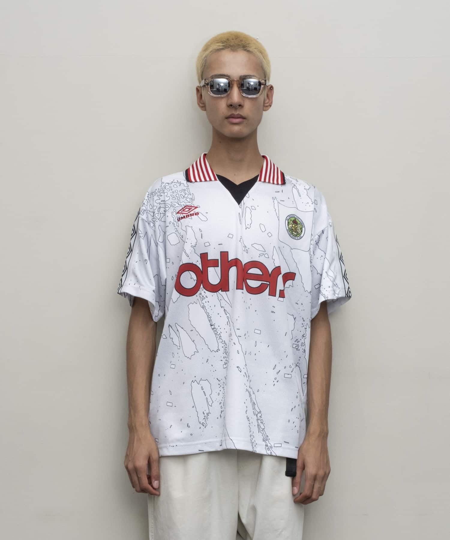 bal original × umbro soccer jersey BAL / x UMBRO SOCCER JERSEY / WHITE | Sophomore