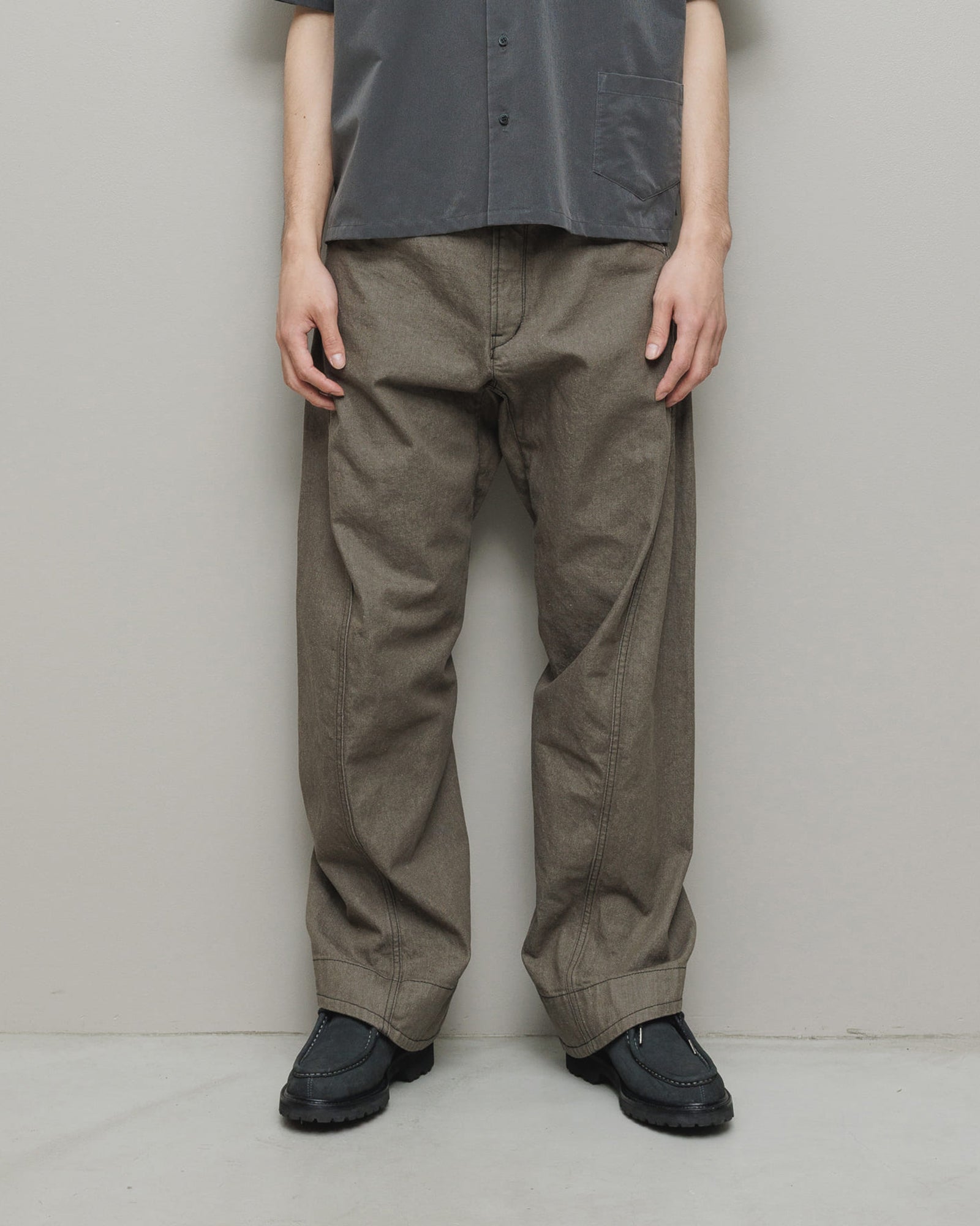 ARTICULATED LOOSE STRAIGHT LEG 5P JEAN