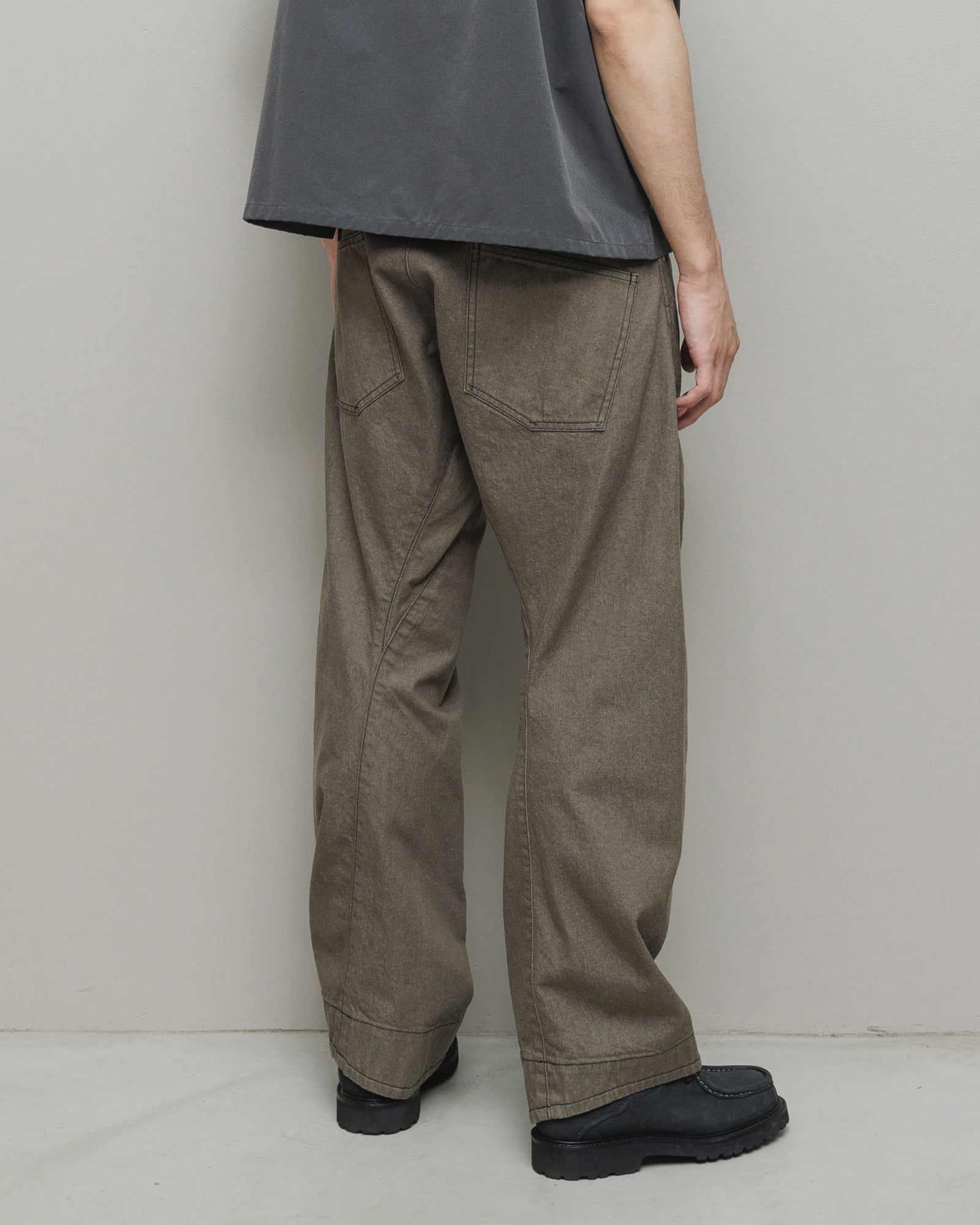 ARTICULATED LOOSE STRAIGHT LEG 5P JEAN
