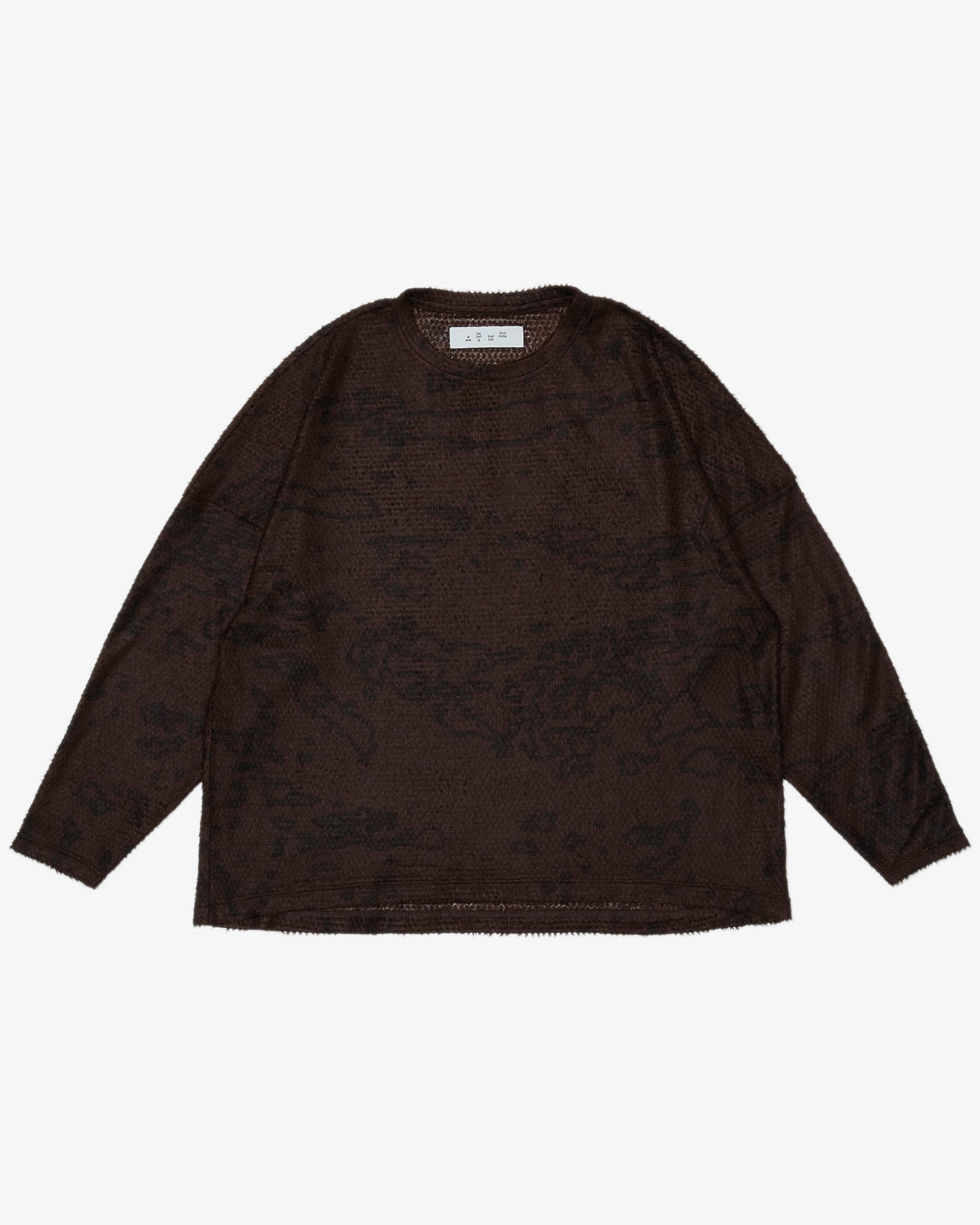 POLARTEC®︎ ALPHA DIRECT PATTERN SWEATER (Espresso)
