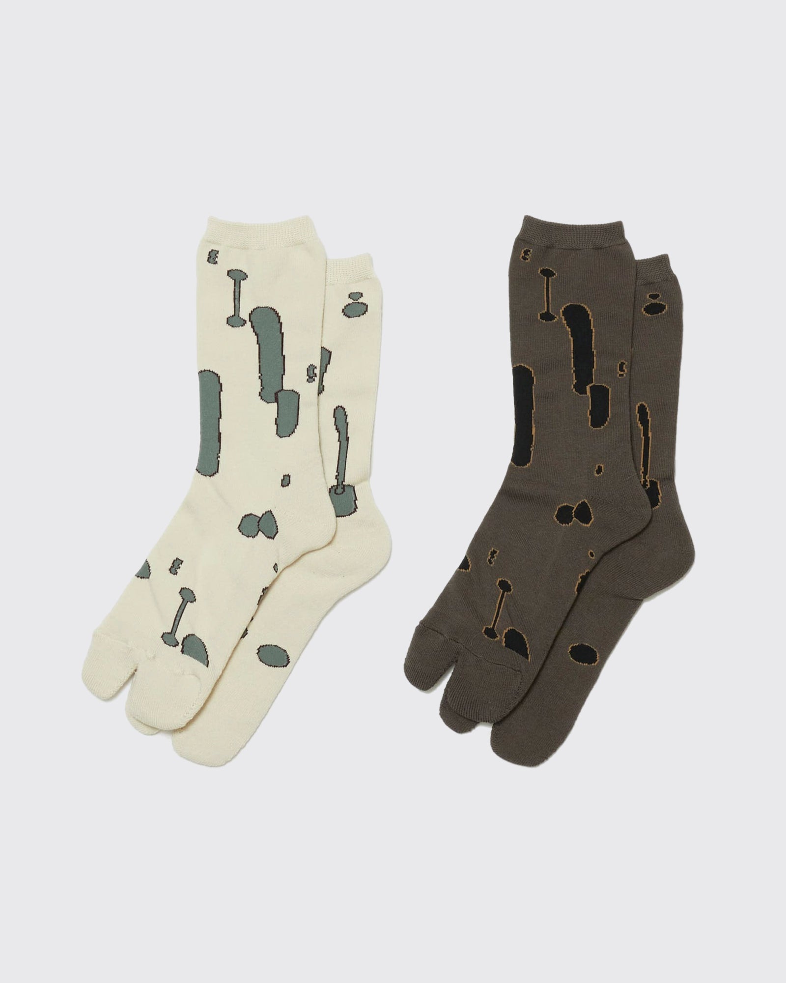 JACQUARD TABI SOCKS