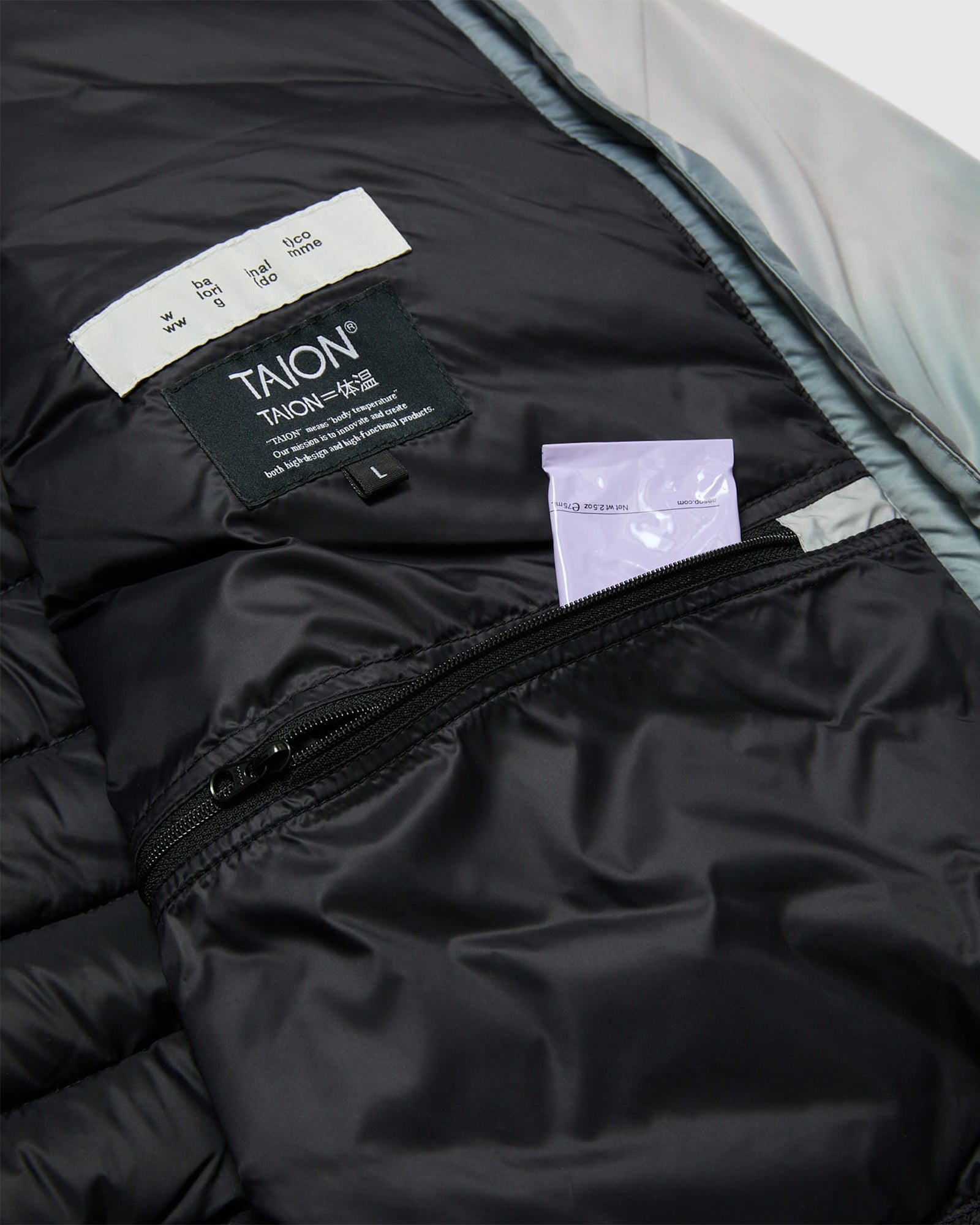 BAL / TAION STAND COLLAR DOWN JACKET