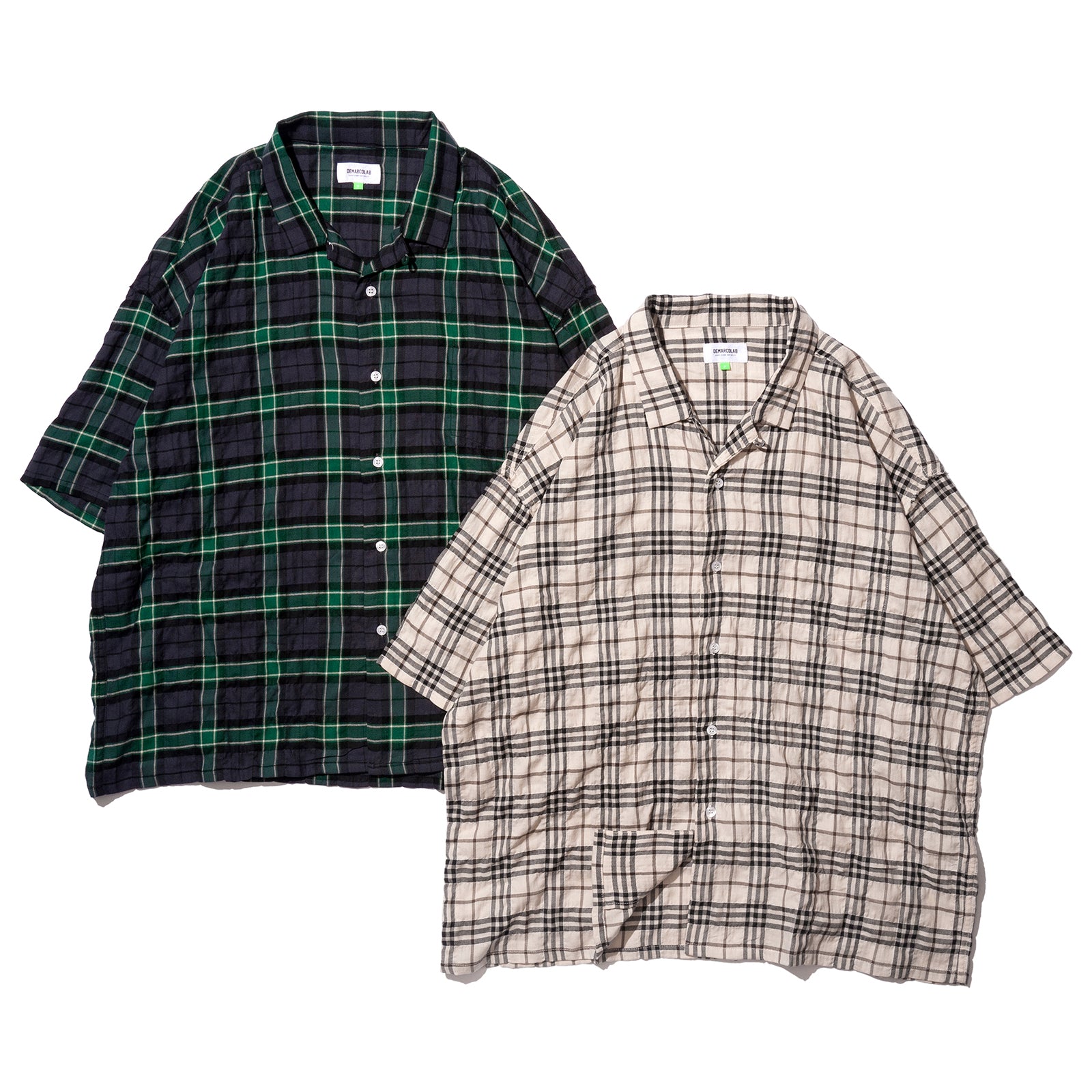 PLAID O/C SHIRT (Beige)
