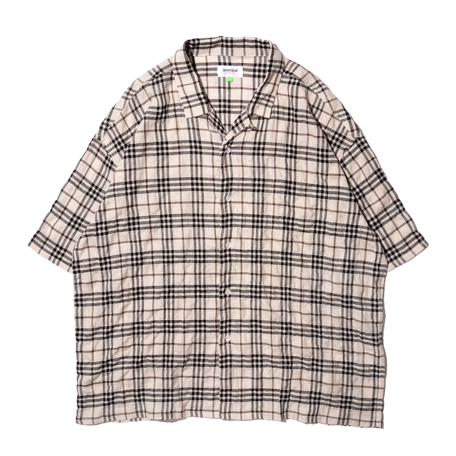 PLAID O/C SHIRT (Beige)