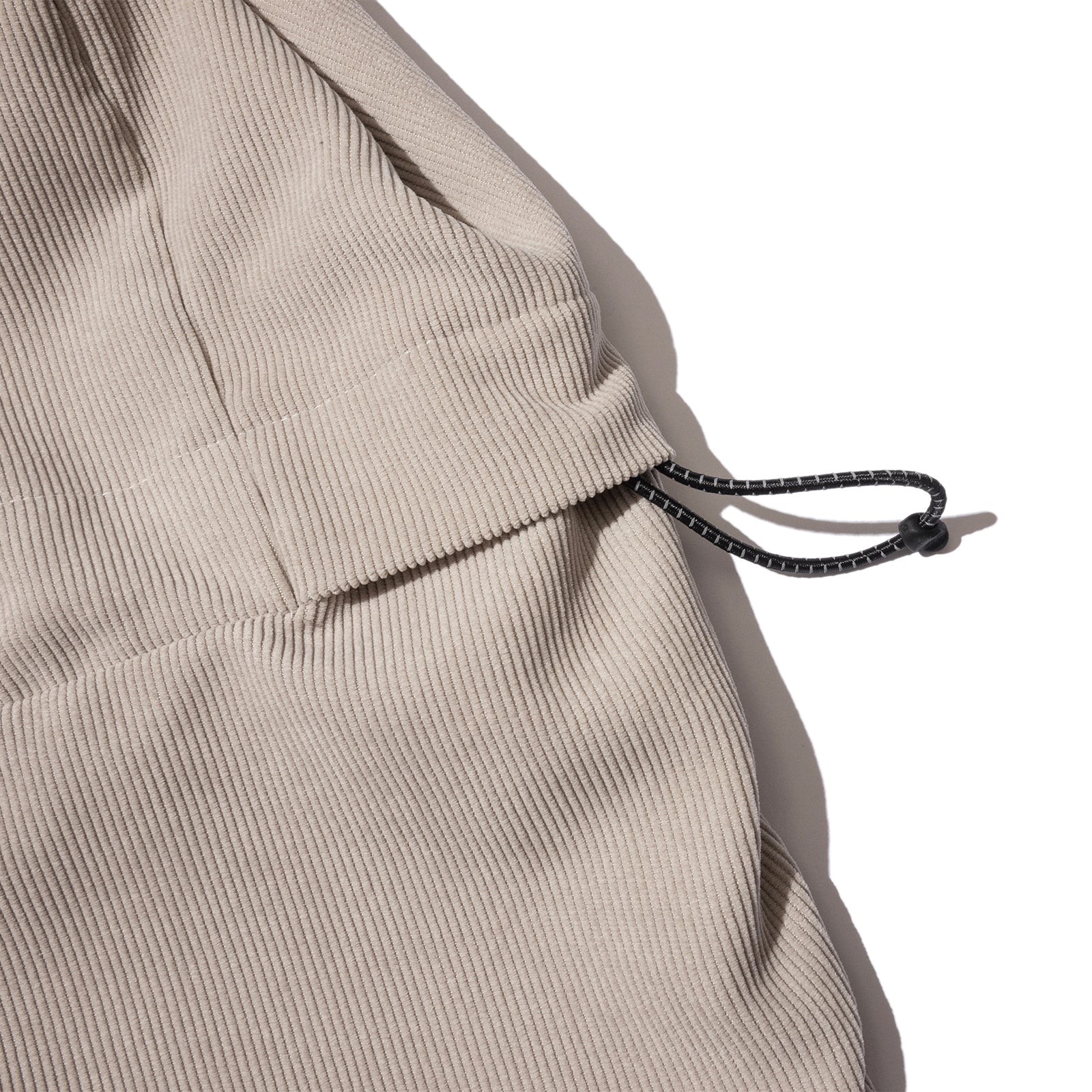 ACTIVE CORD HOODED WARMER (Ivory)