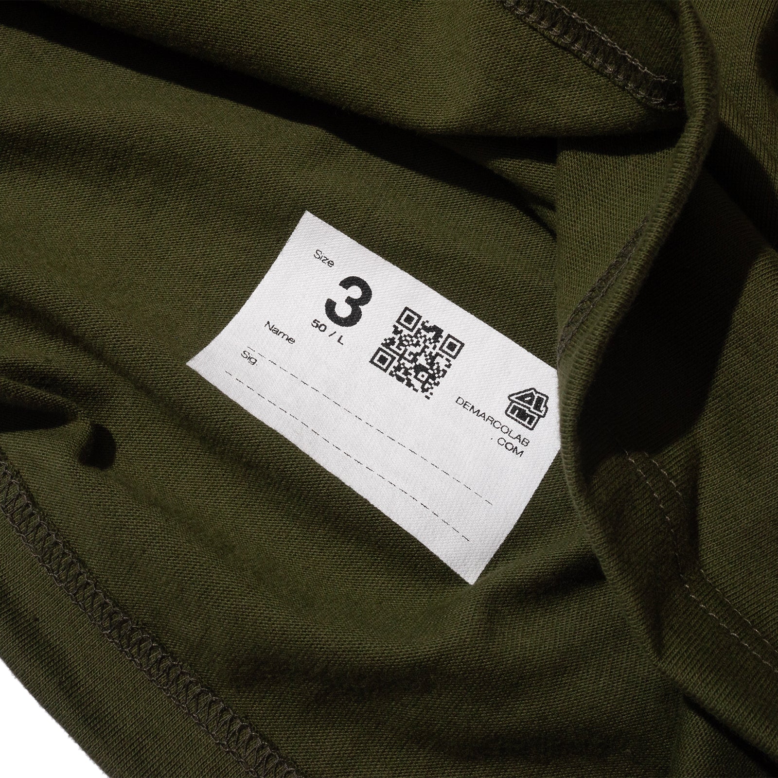 SOUVENIR TEE (D.Olive)