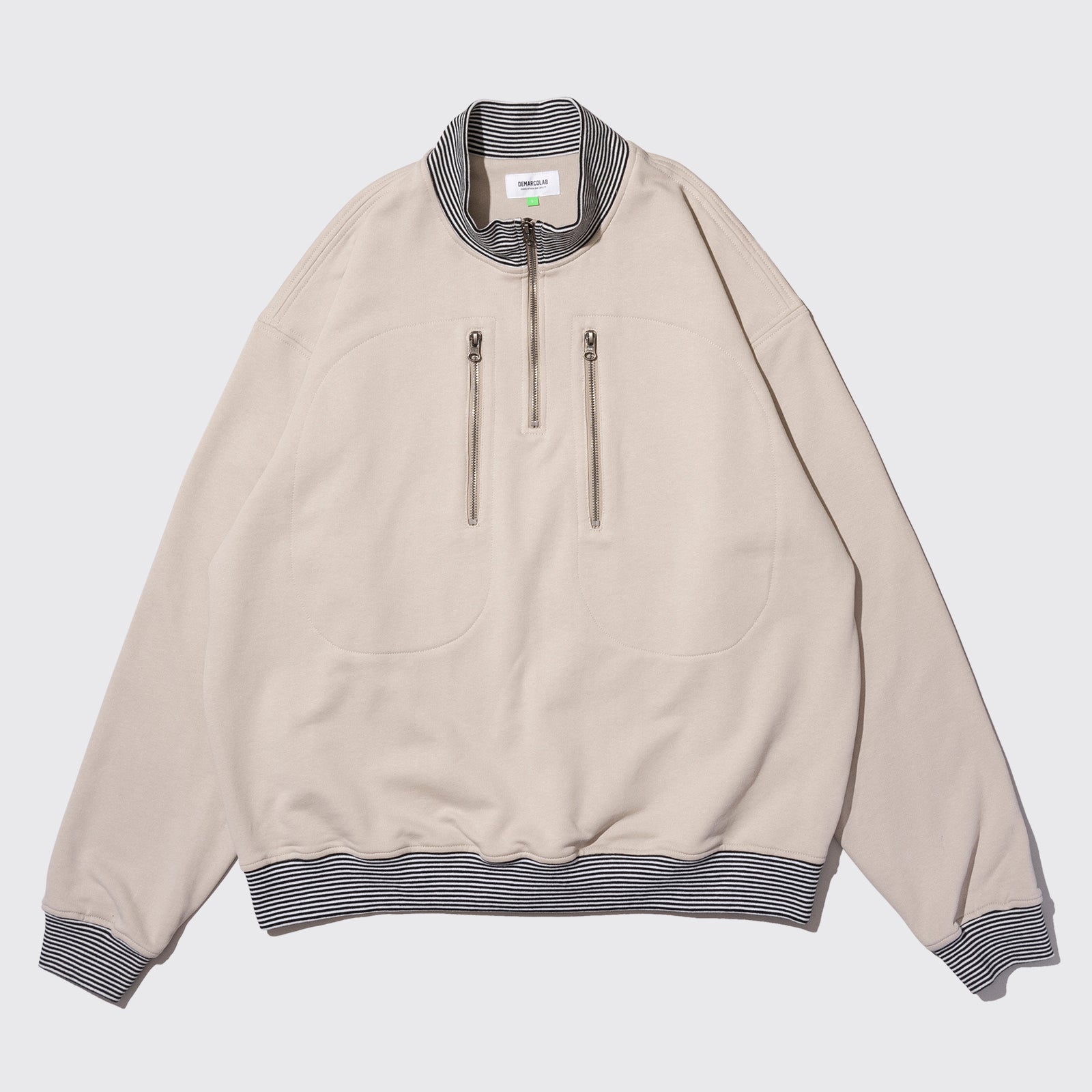 III.ZIP PULLOVER (Beige)