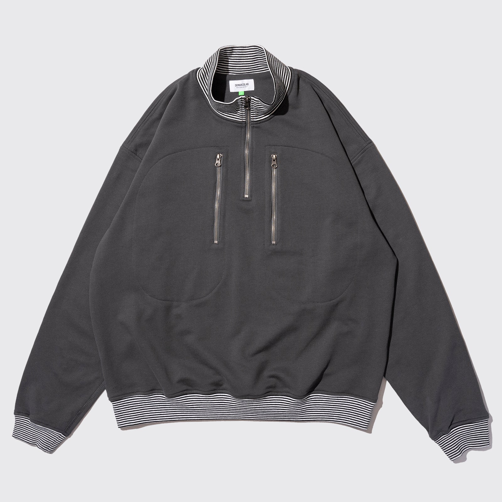 III.ZIP PULLOVER (Charcoal)