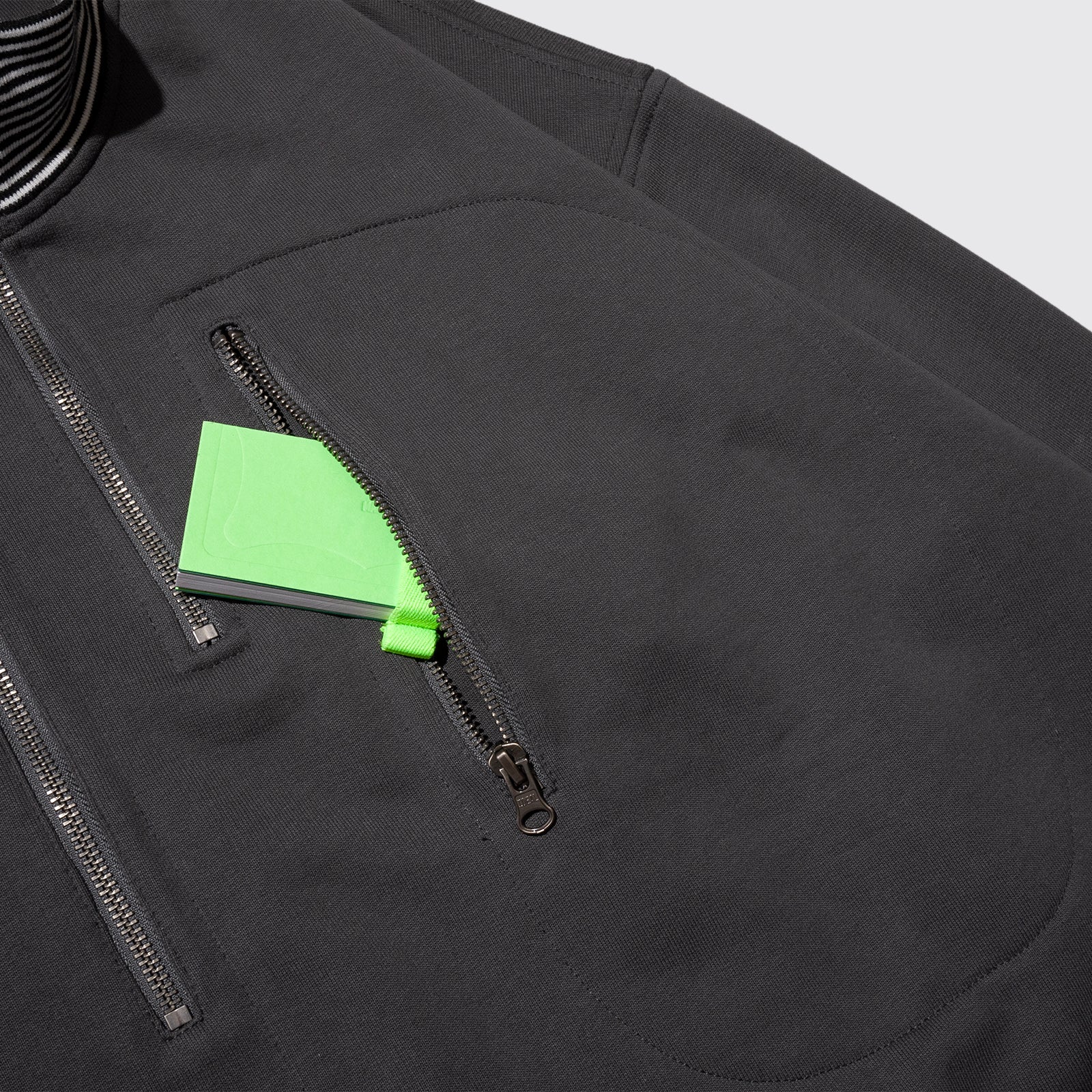 III.ZIP PULLOVER (Charcoal)