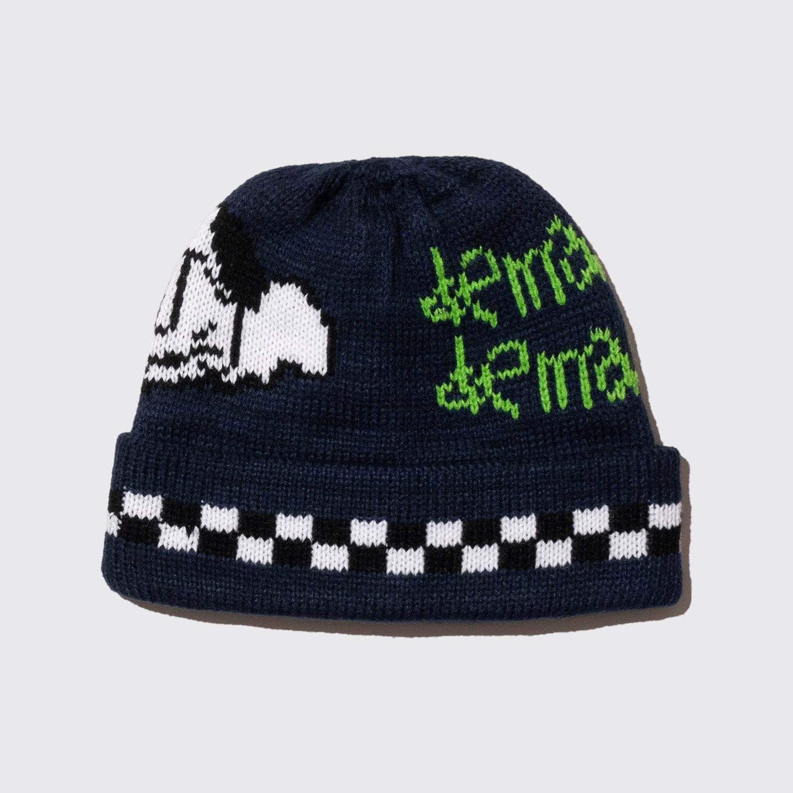I MISS YOU DOGGIE BEANIE (Navy)