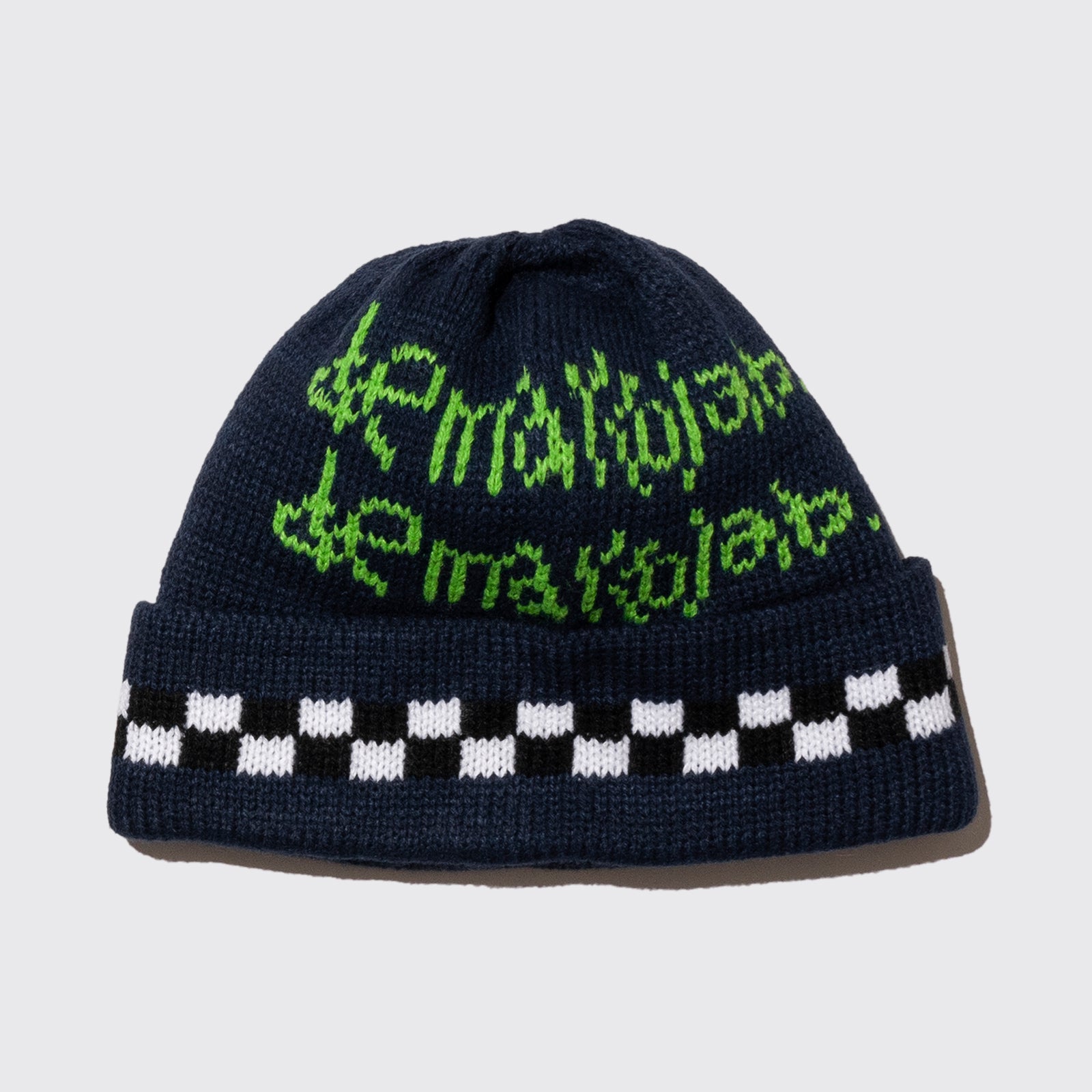 I MISS YOU DOGGIE BEANIE (Navy)