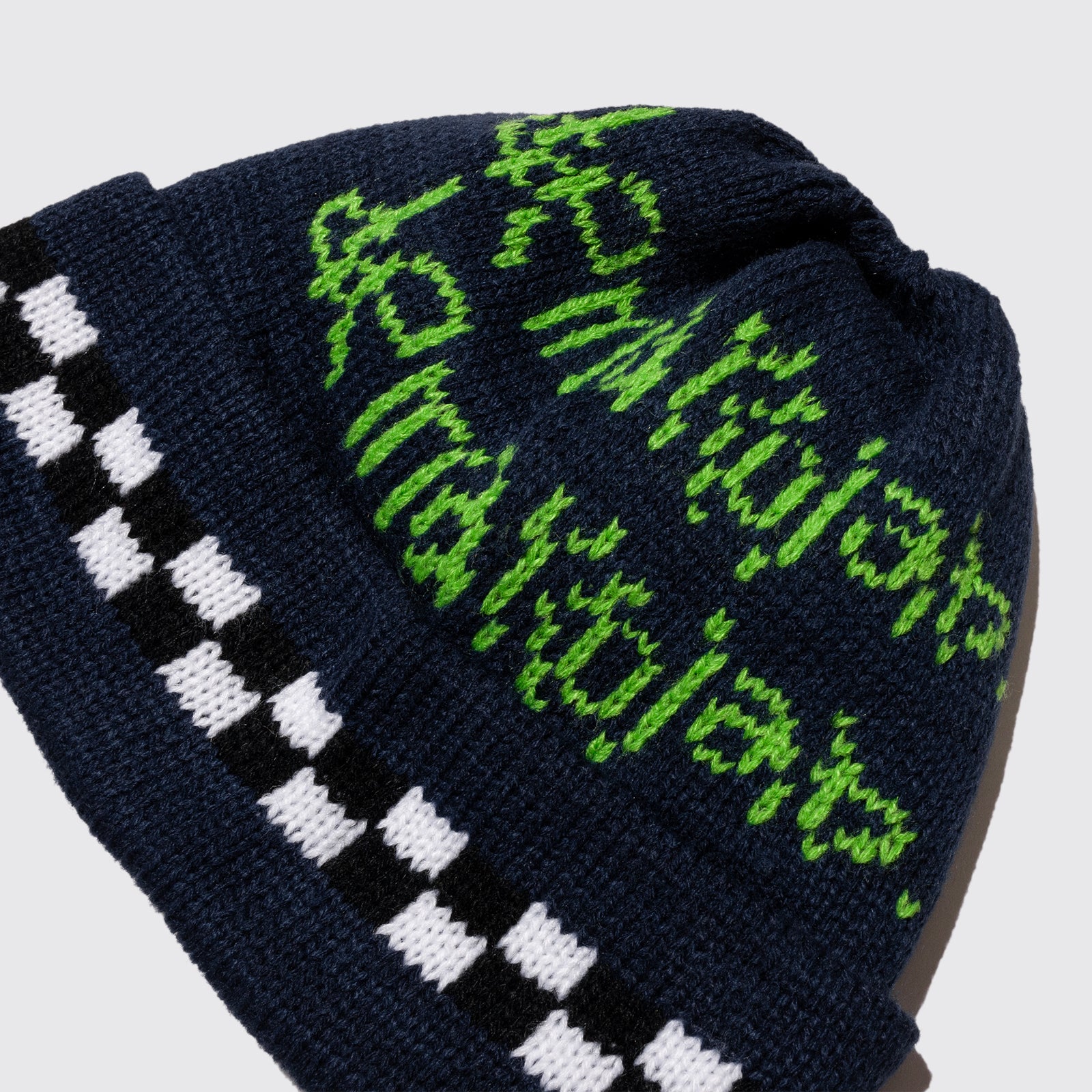 I MISS YOU DOGGIE BEANIE (Navy)