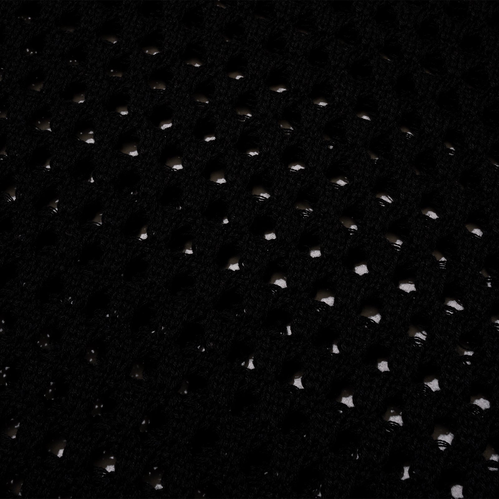 LG VENT KNIT CREWNECK SW (Black)