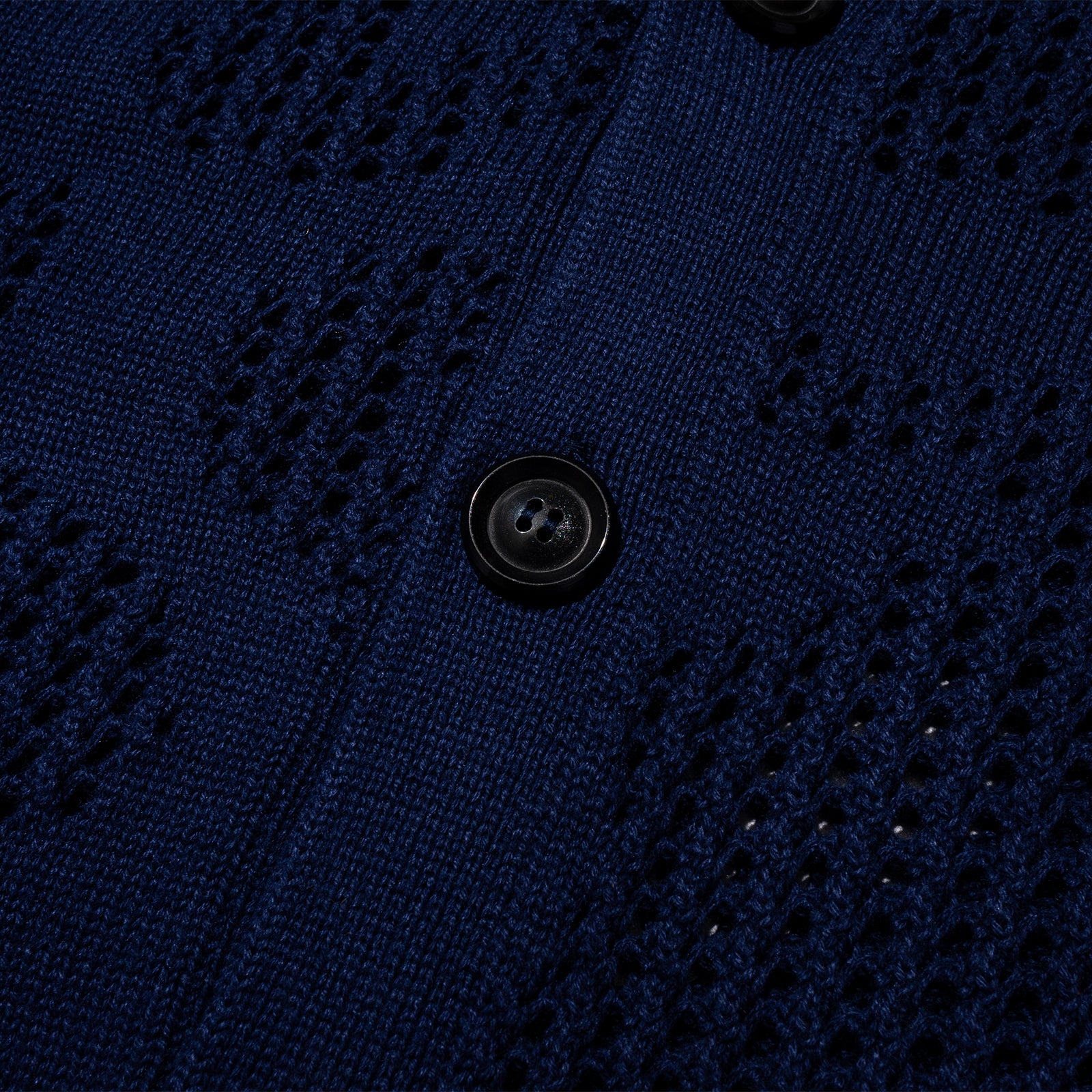 CAMO VENT KNIT CARDIGAN (Navy)