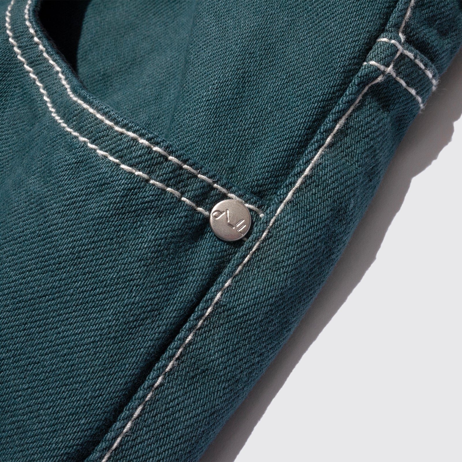SILVER DUB O/D DENIM JEANS (Pine)
