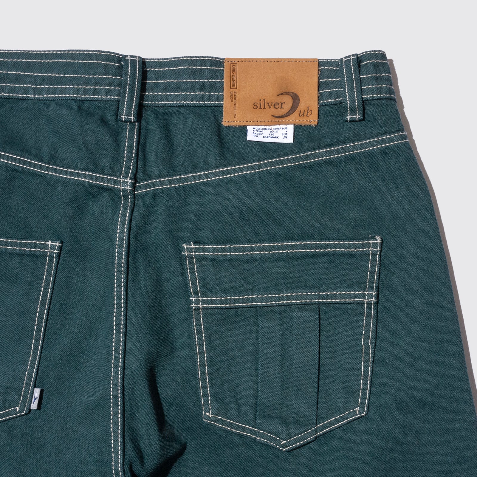 SILVER DUB O/D DENIM JEANS (Pine)