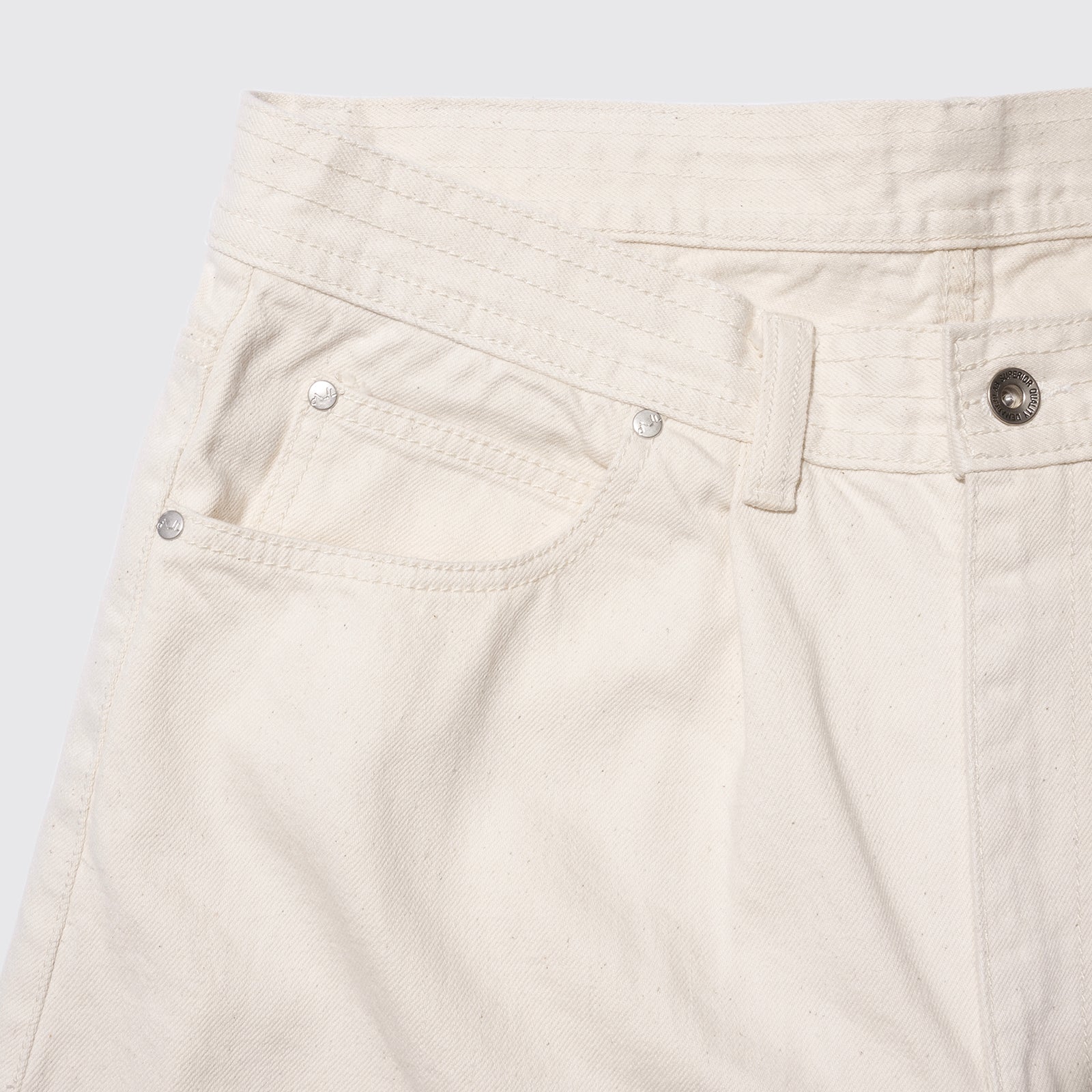 SILVER DUB O/D DENIM JEANS (Ivory)