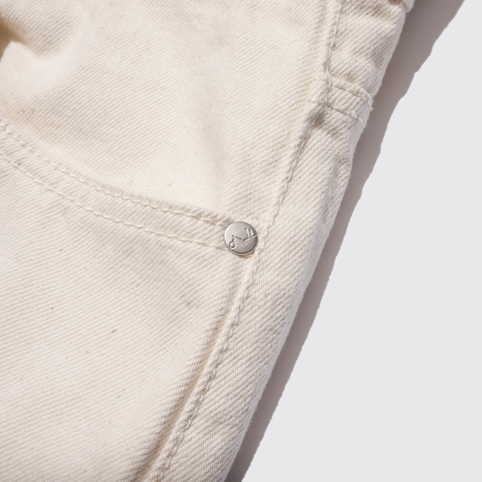 SILVER DUB O/D DENIM JEANS (Ivory)