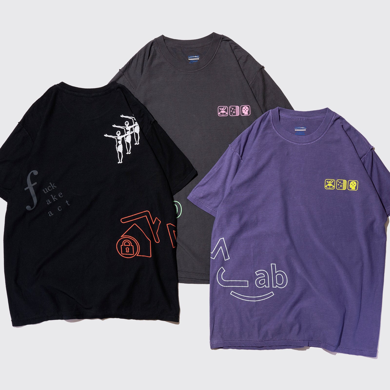 F.F.F. REV. TEE (Stone)