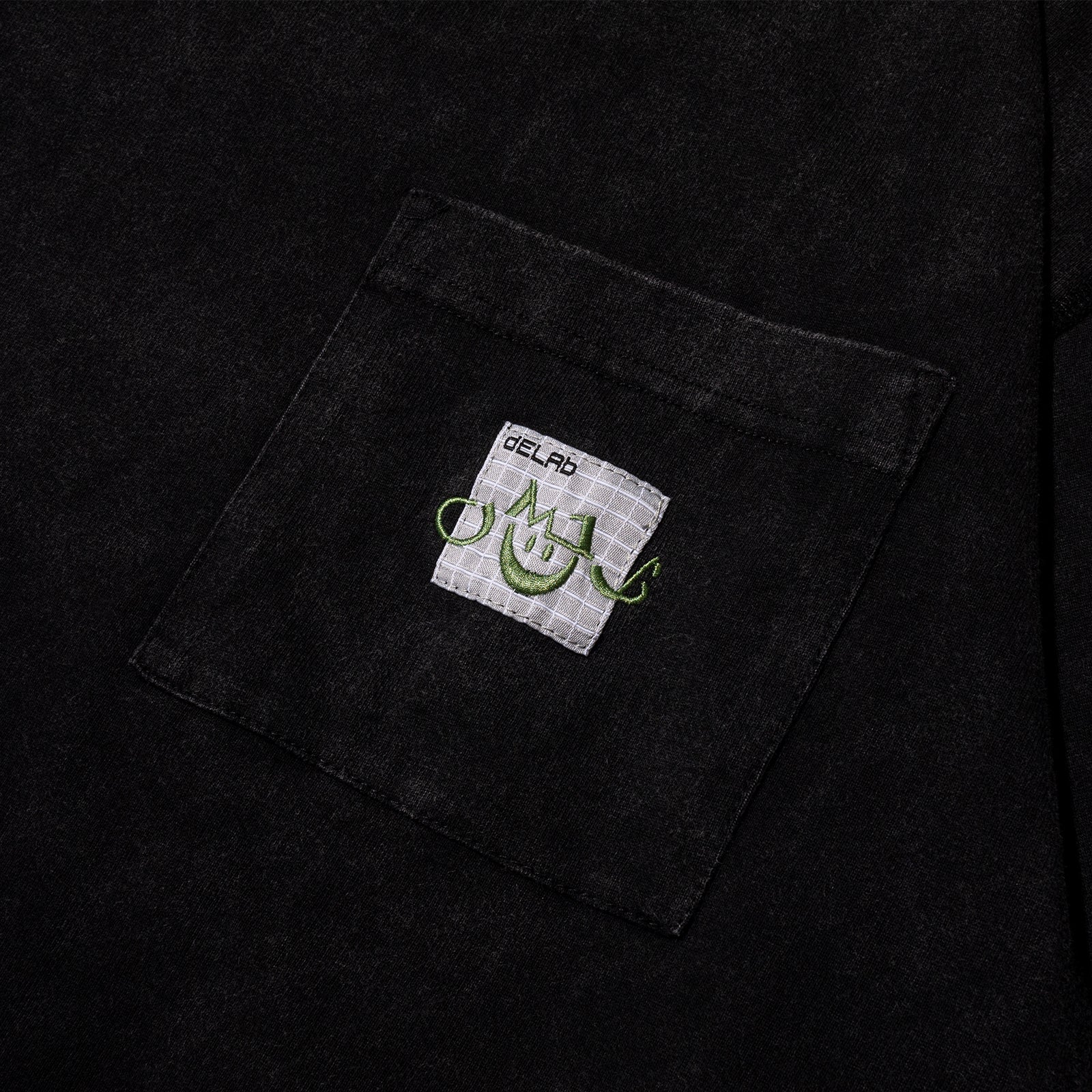 AsCIID WASH HEAVY PK TEE (Black)