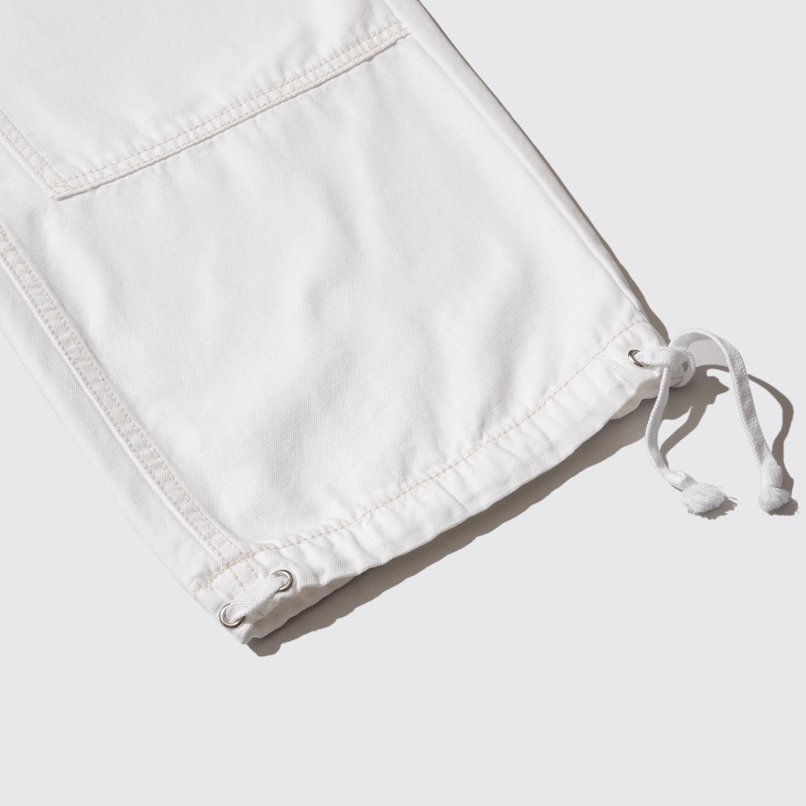ASHTRAY DOUBLE KNEE PANTS (White)