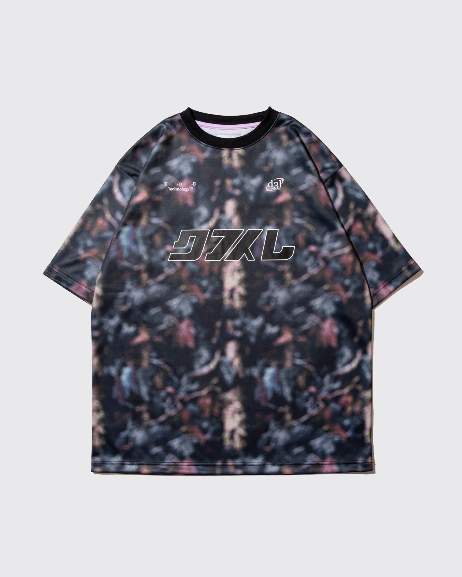 REALBLURRY CAMO GAME SHIRT (Black)