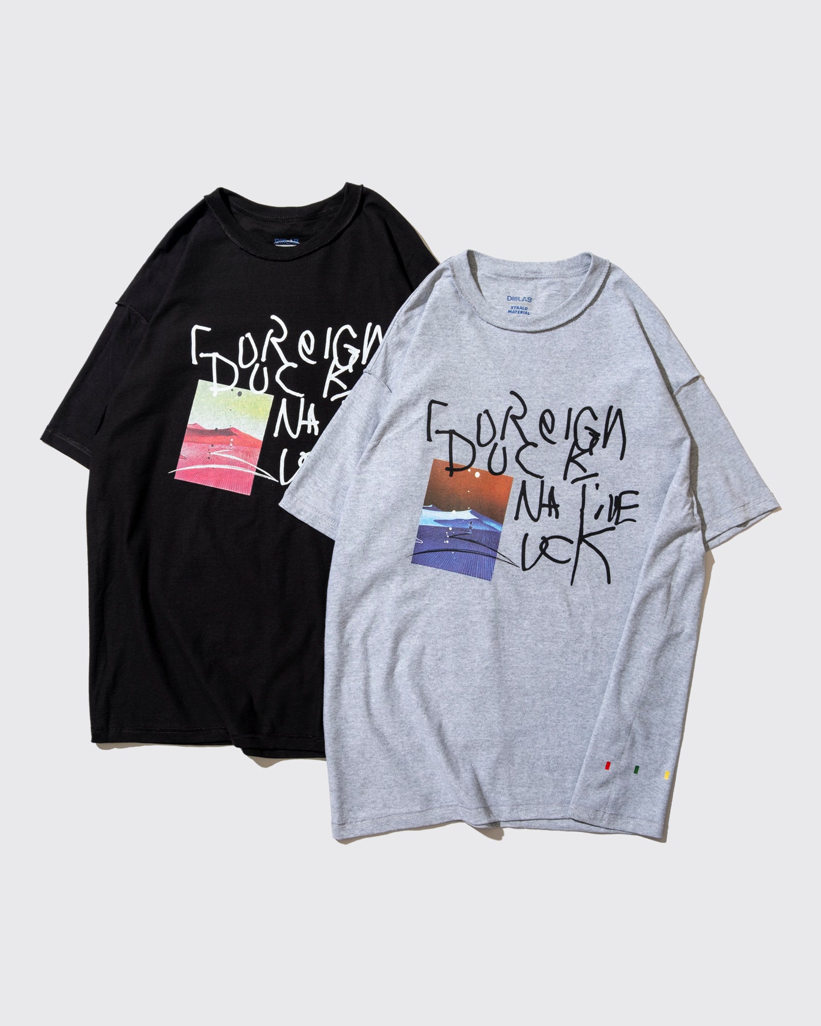 FOREIGN DUCK REV. TEE (H.Grey)