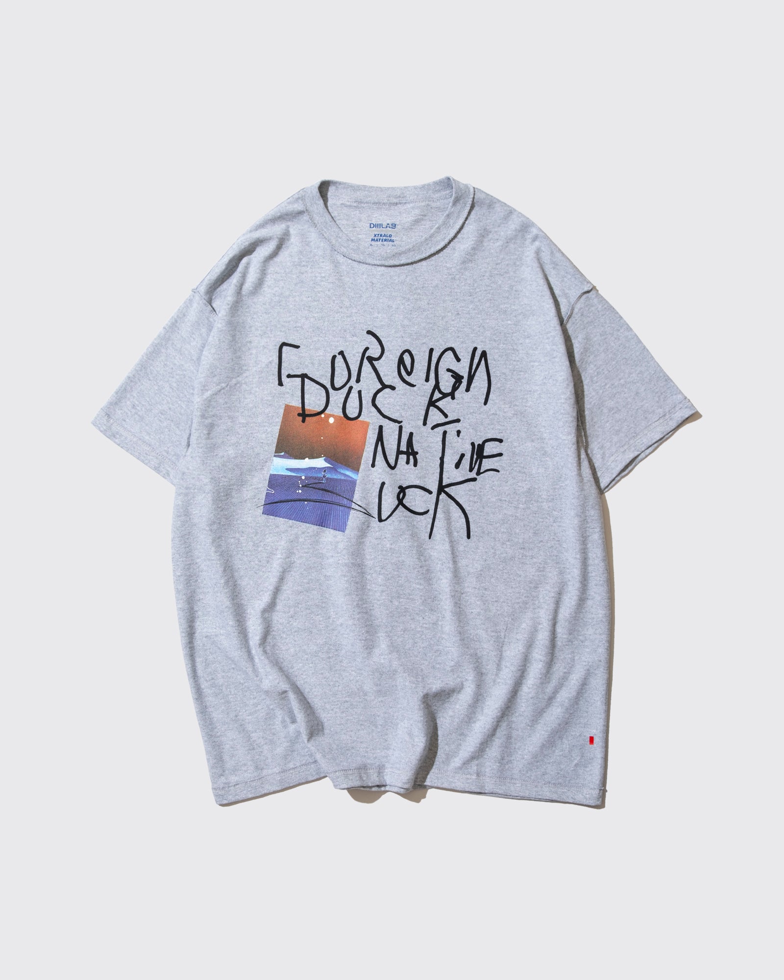 FOREIGN DUCK REV. TEE (H.Grey)