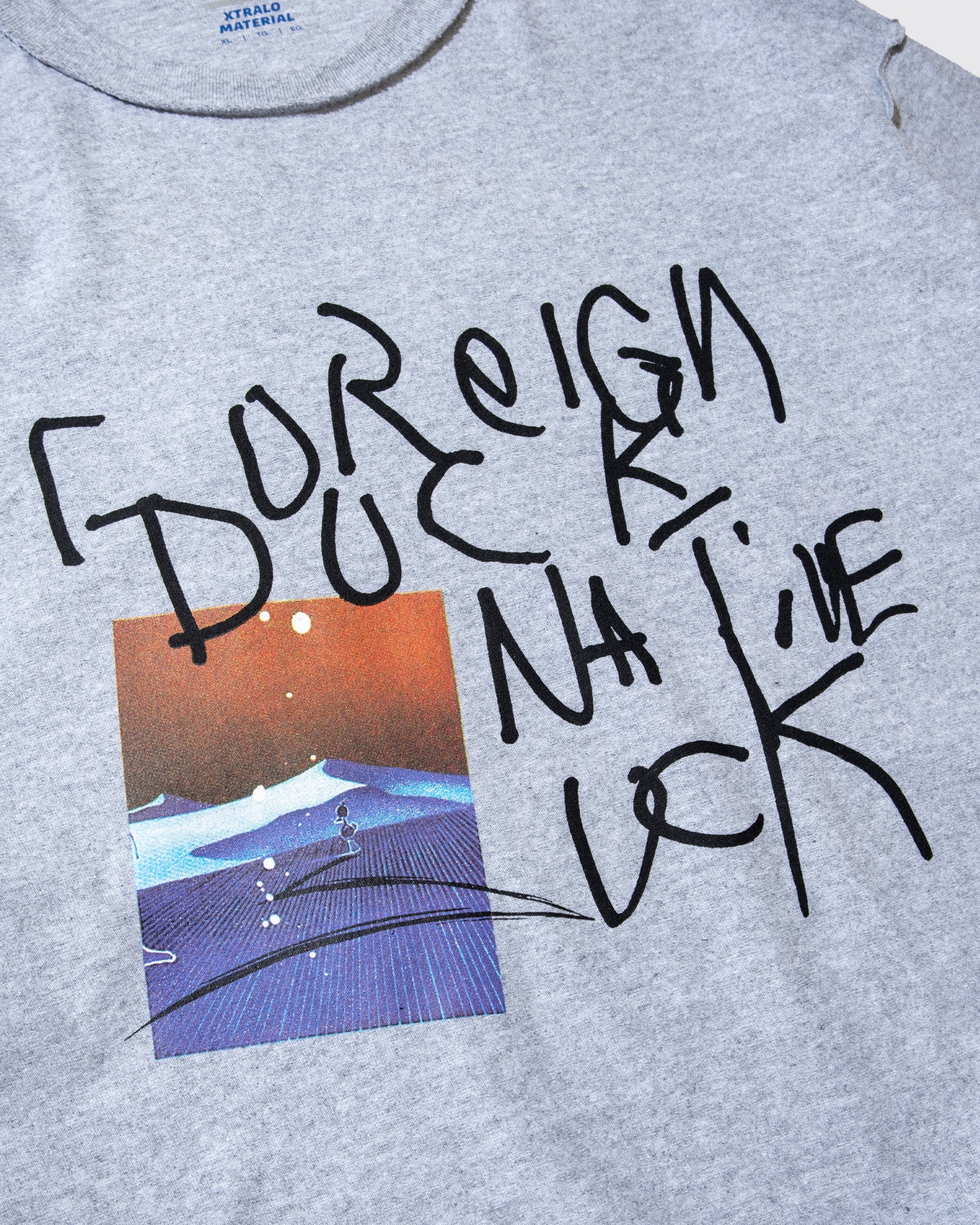 FOREIGN DUCK REV. TEE (H.Grey)