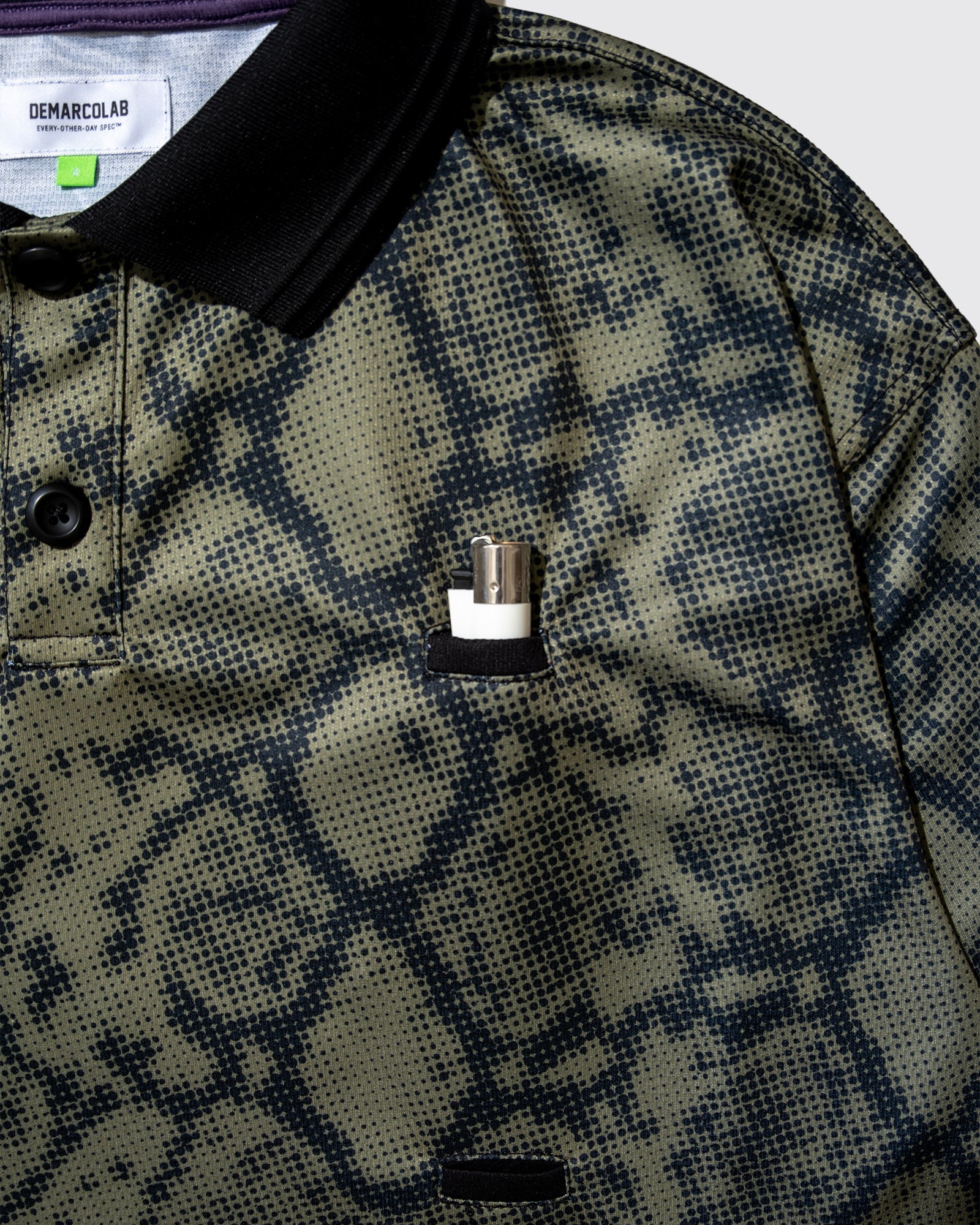PYTHON KUN S/S POLO (Olive)