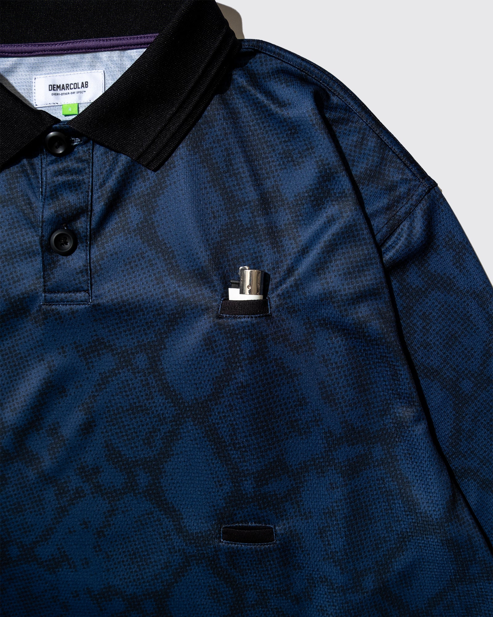 PYTHON KUN S/S POLO (Navy)