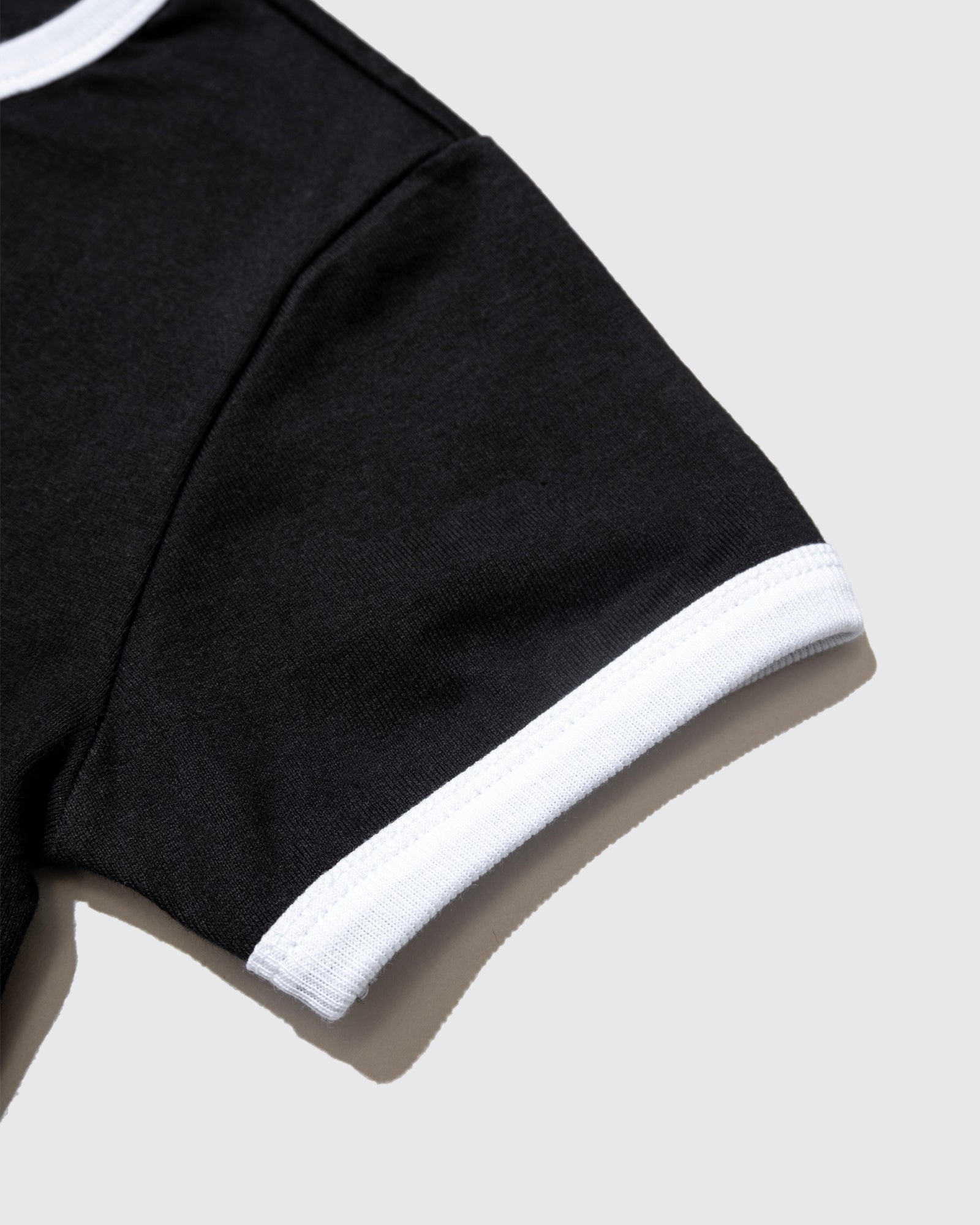 HAPPY MINI RINGER TEE (Black)