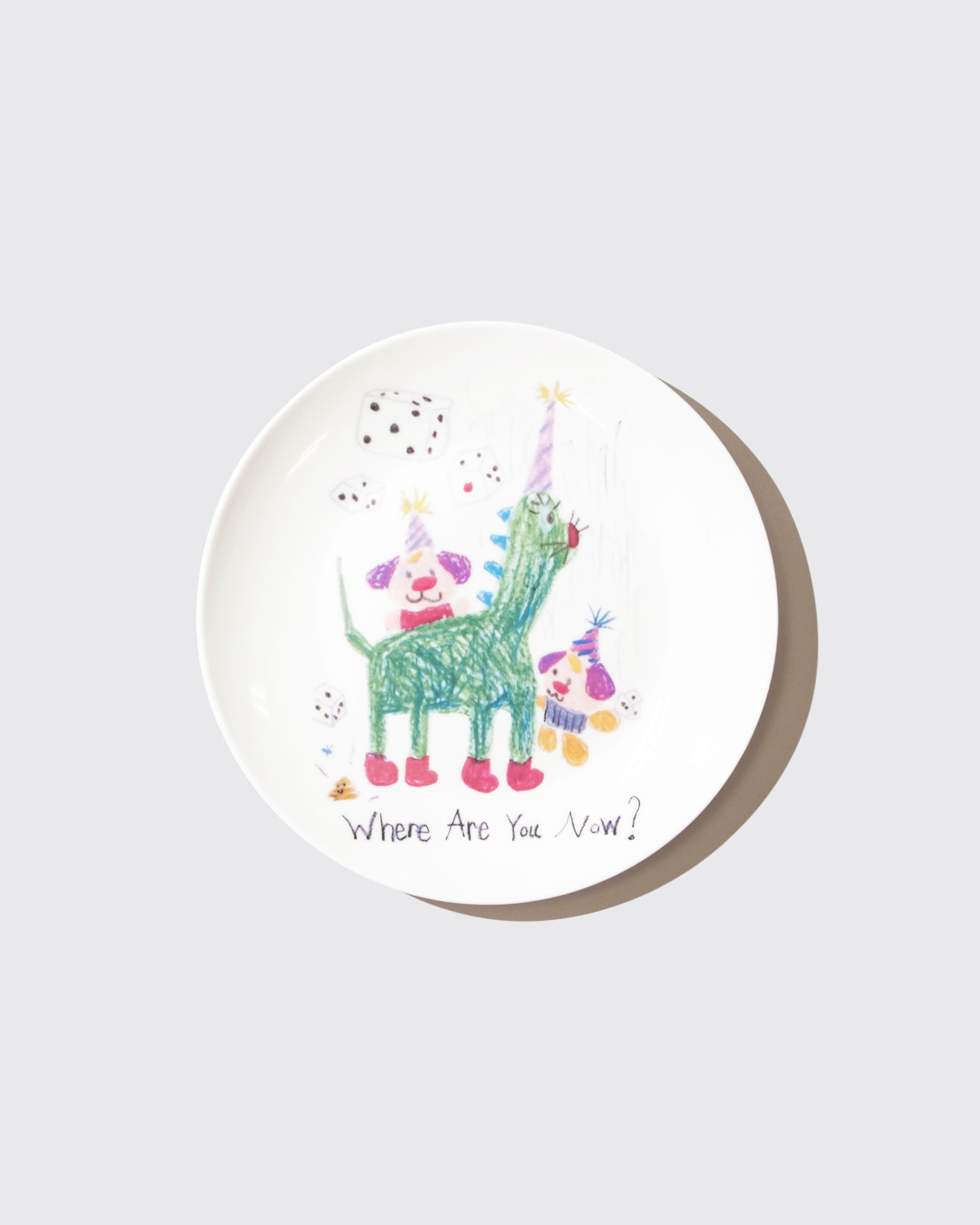 HAPPY CERAMIC PLATE