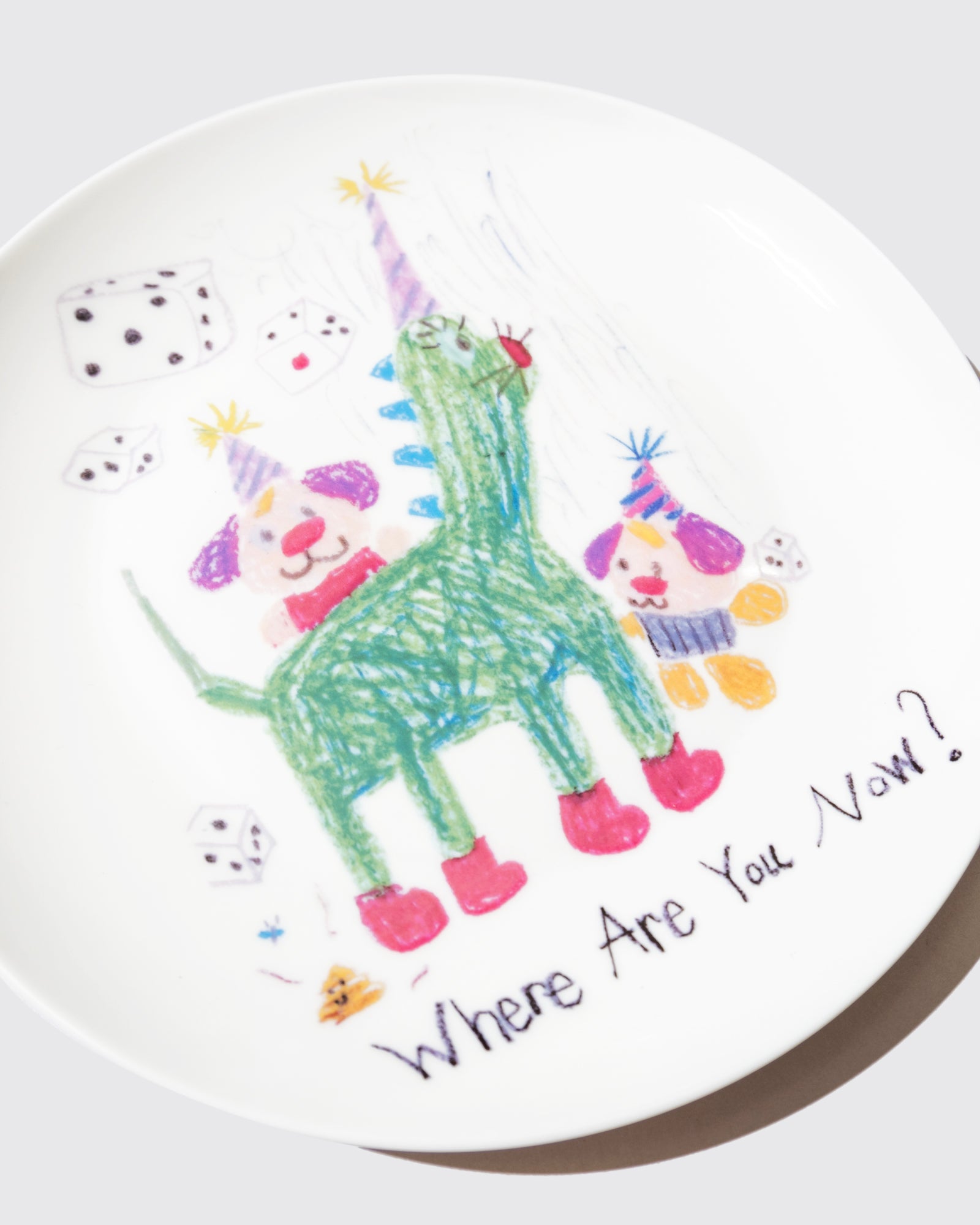 HAPPY CERAMIC PLATE