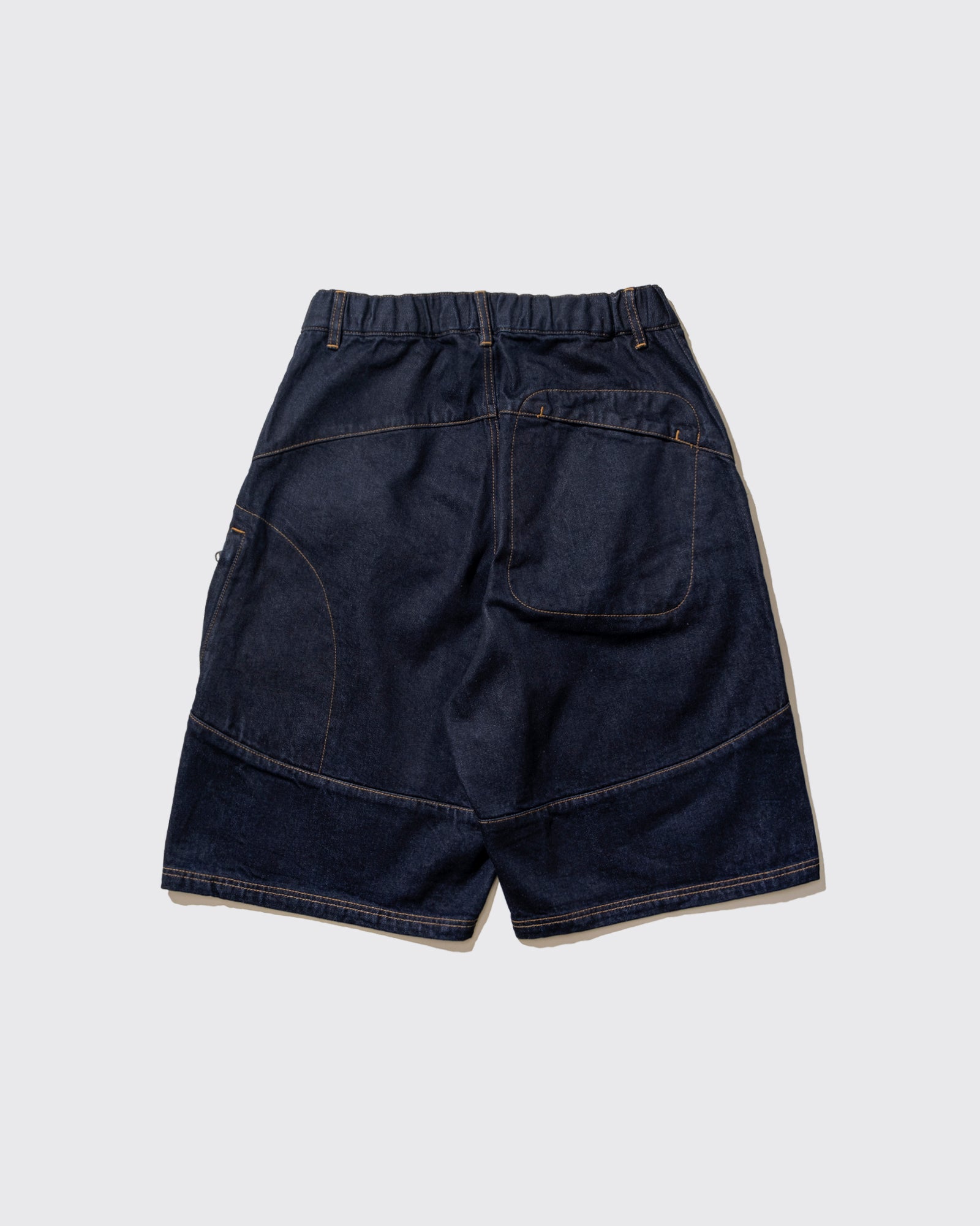 MOTO DENIM SHORTS (Indigo)