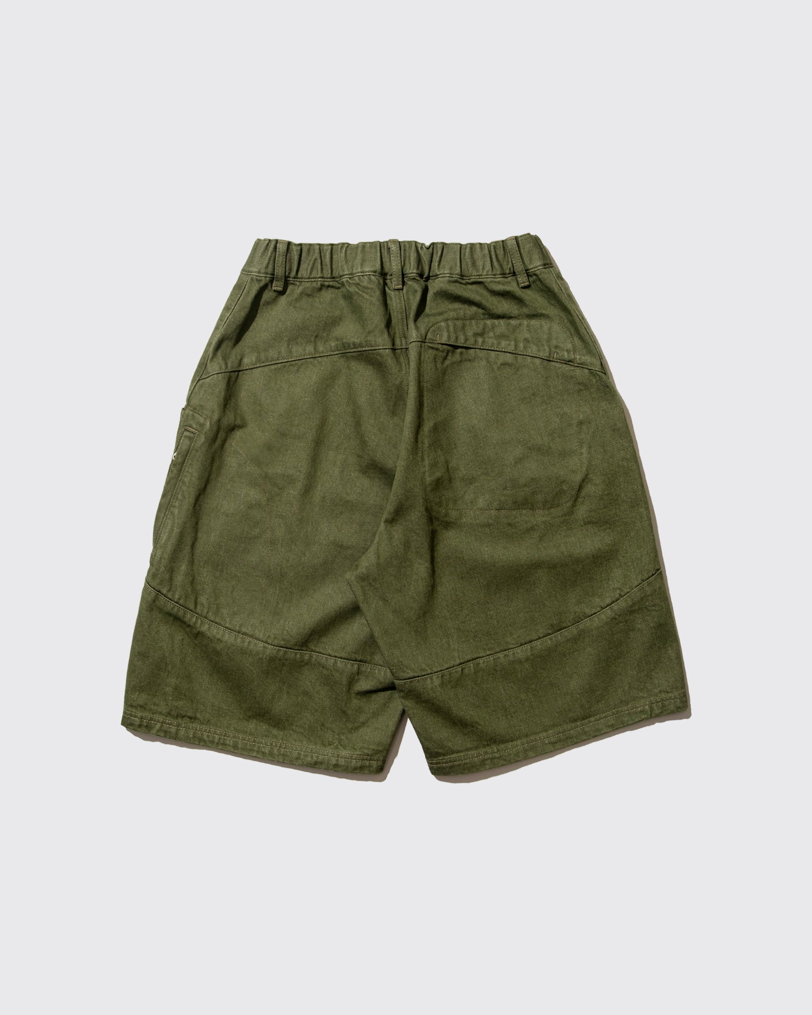MOTO DENIM SHORTS (Green)
