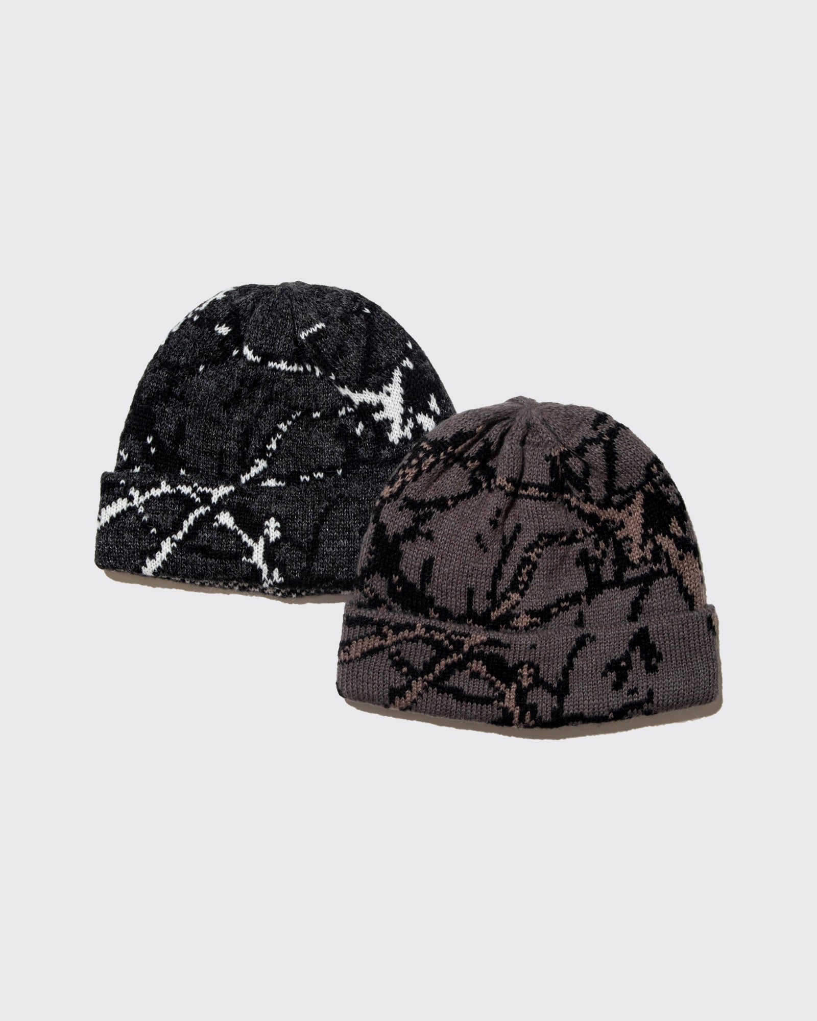 GHOSTREE CAMO MOHAIR BEANIE