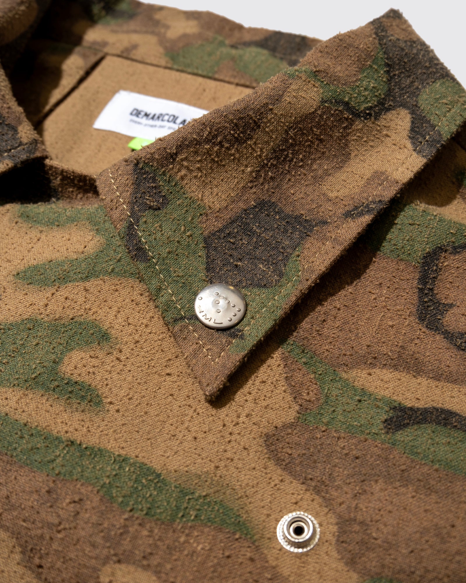 DISTRESSED CAMO SIM-RIDERS JKT