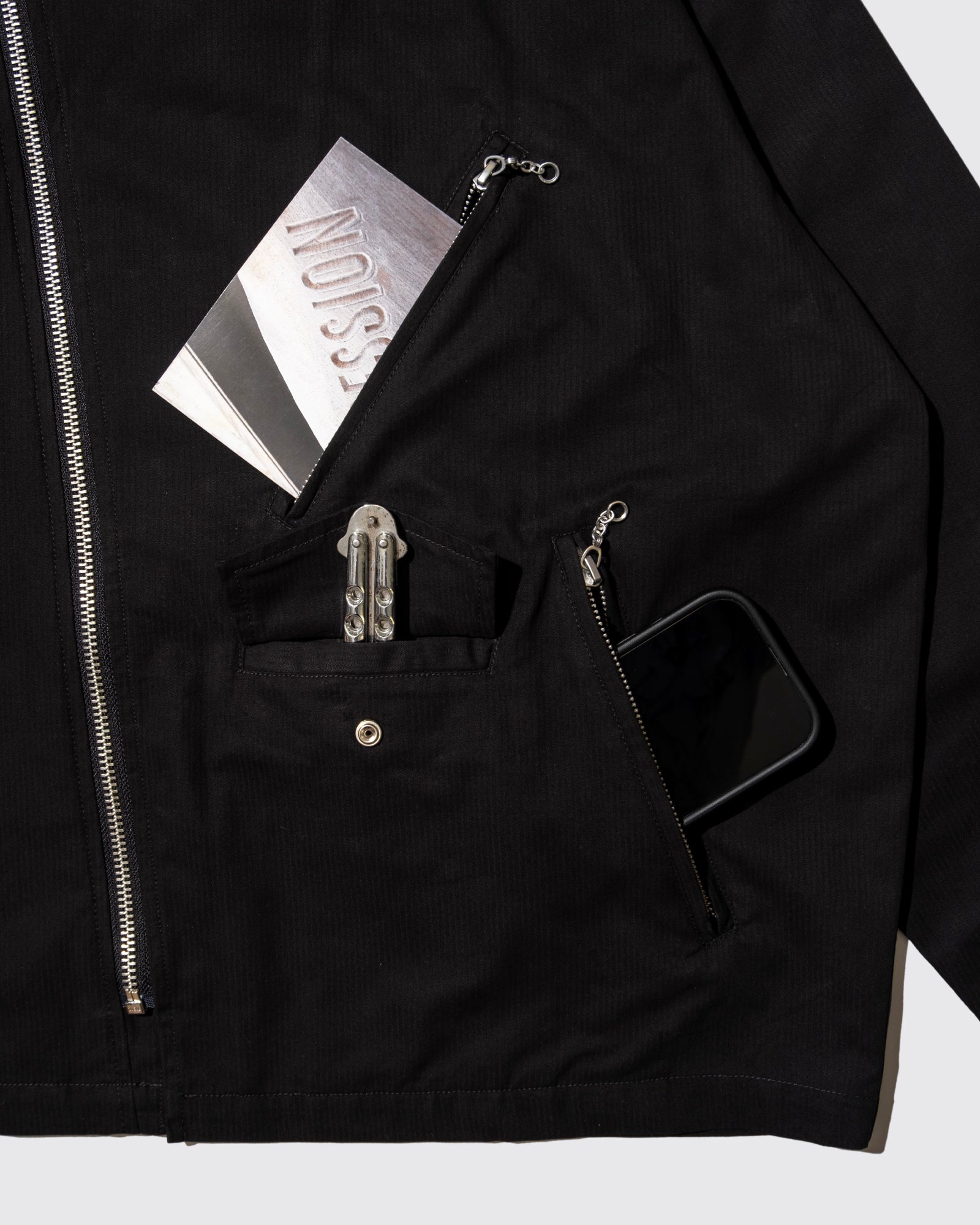 HERRINGBONE SIM-RIDERS JKT