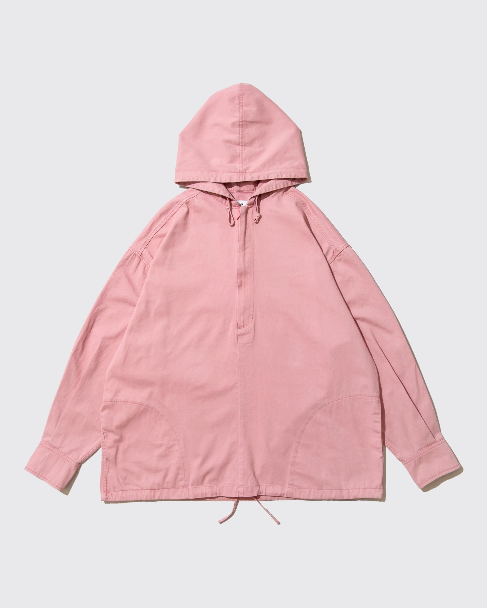 1NE2WO DENIM ZIP HOOD OVERSHIRT (Pink)