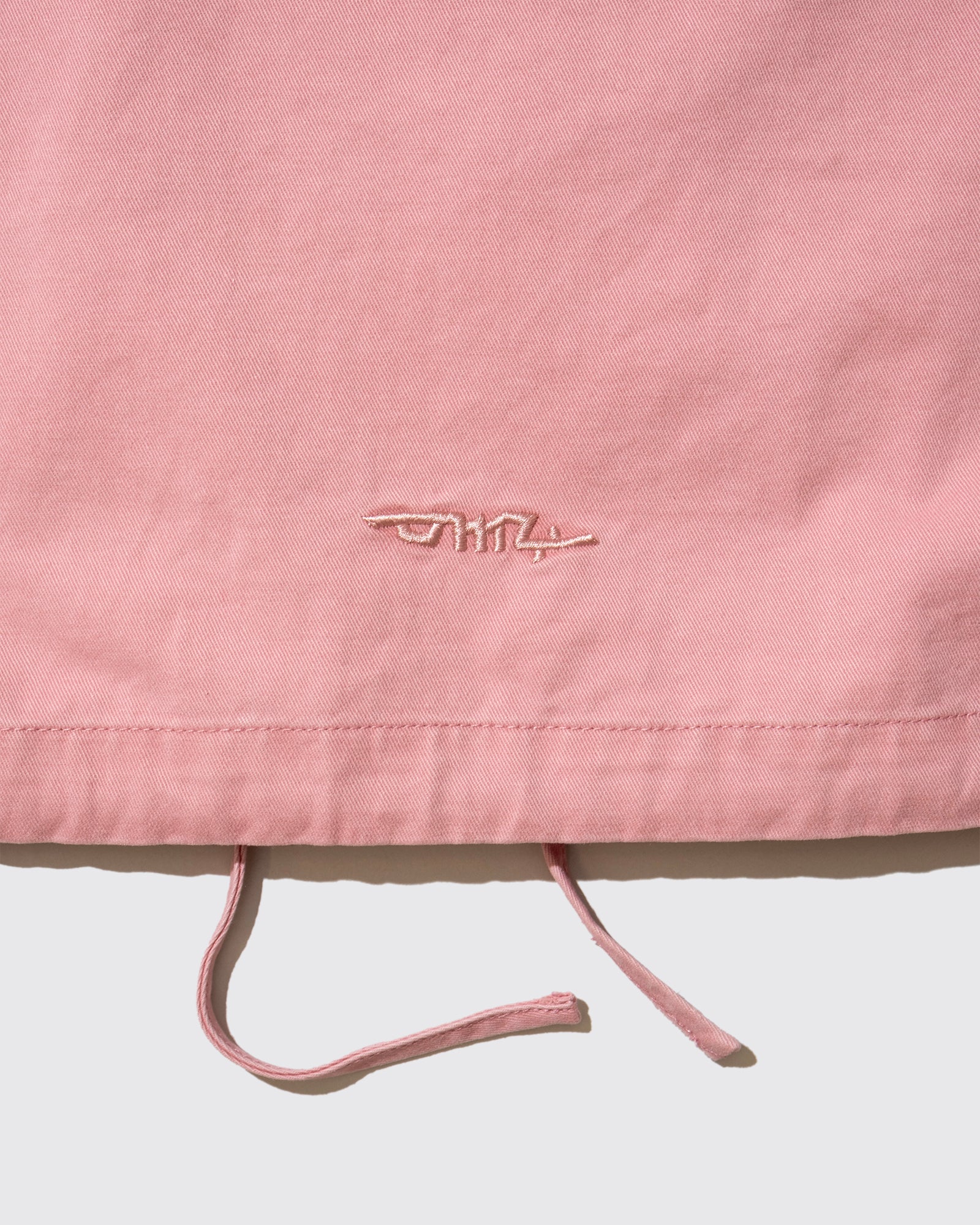 1NE2WO DENIM ZIP HOOD OVERSHIRT (Pink)