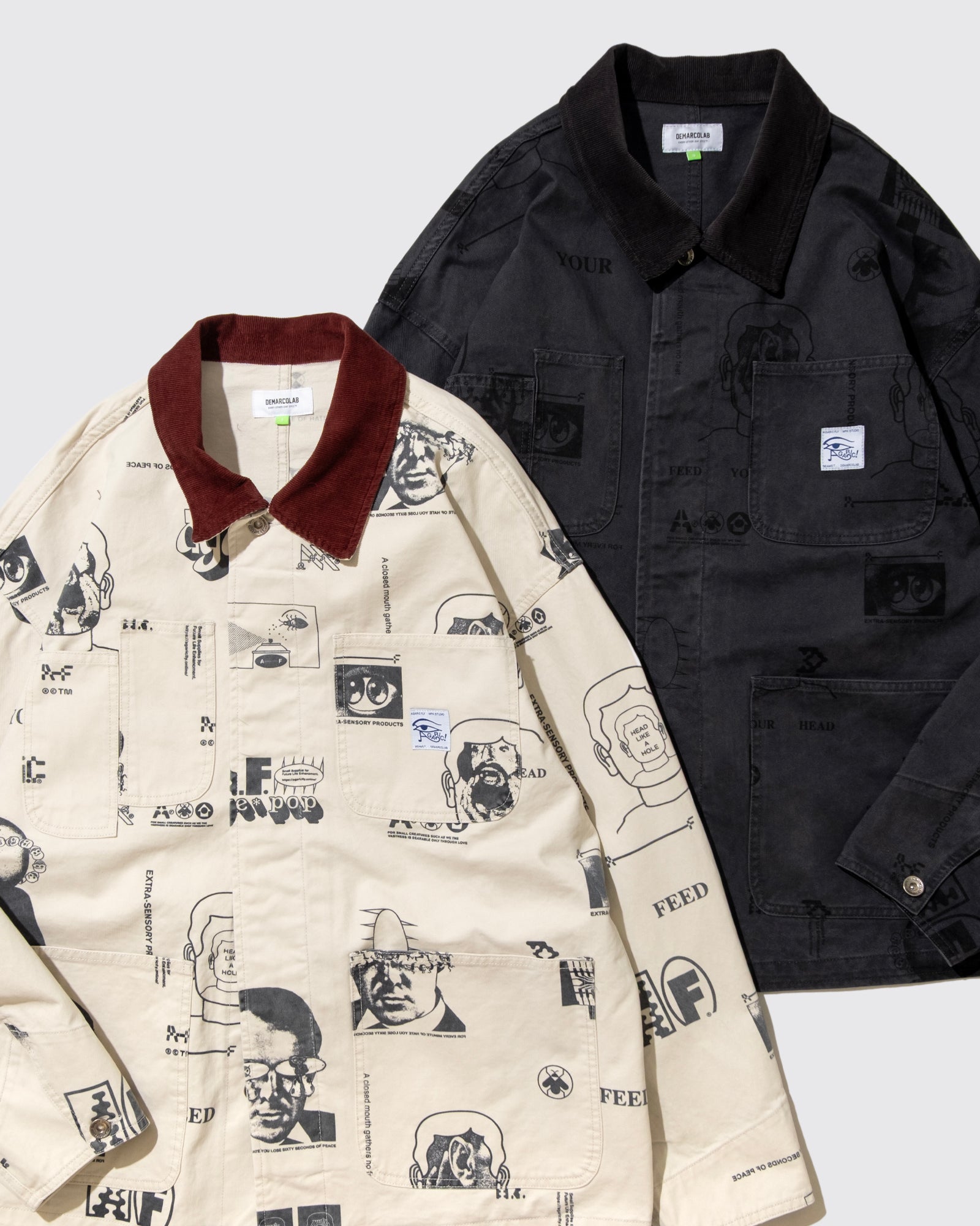 HEAD LIKE A HOLE WORK JKT (Ivory)