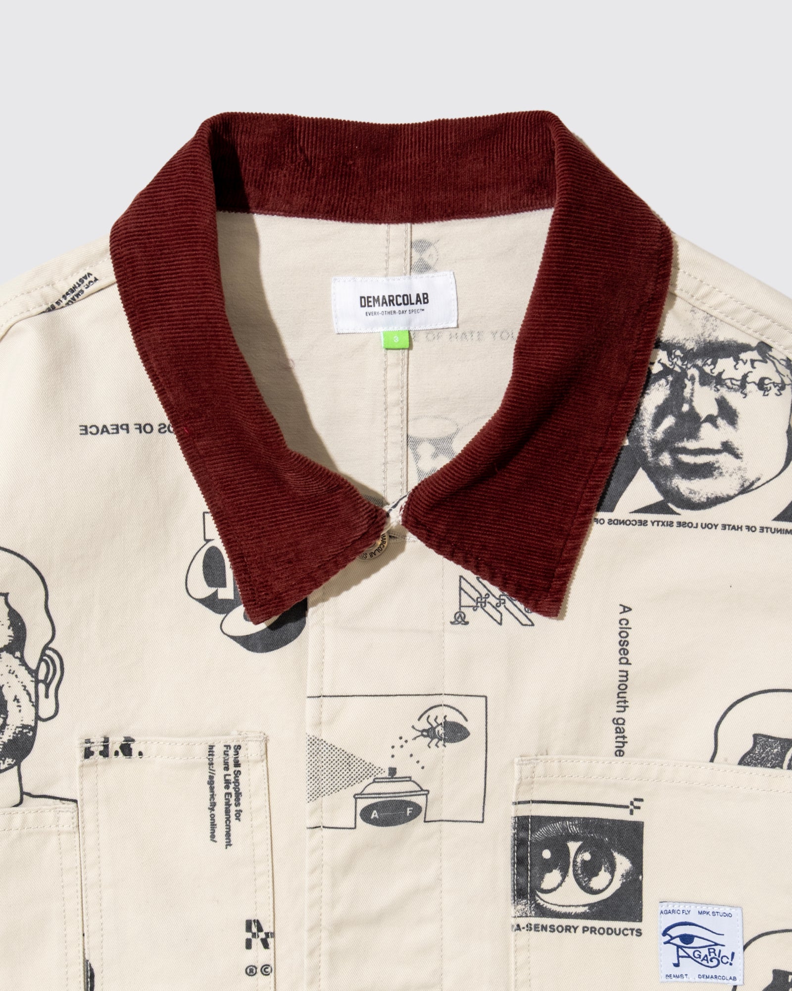 HEAD LIKE A HOLE WORK JKT (Ivory)