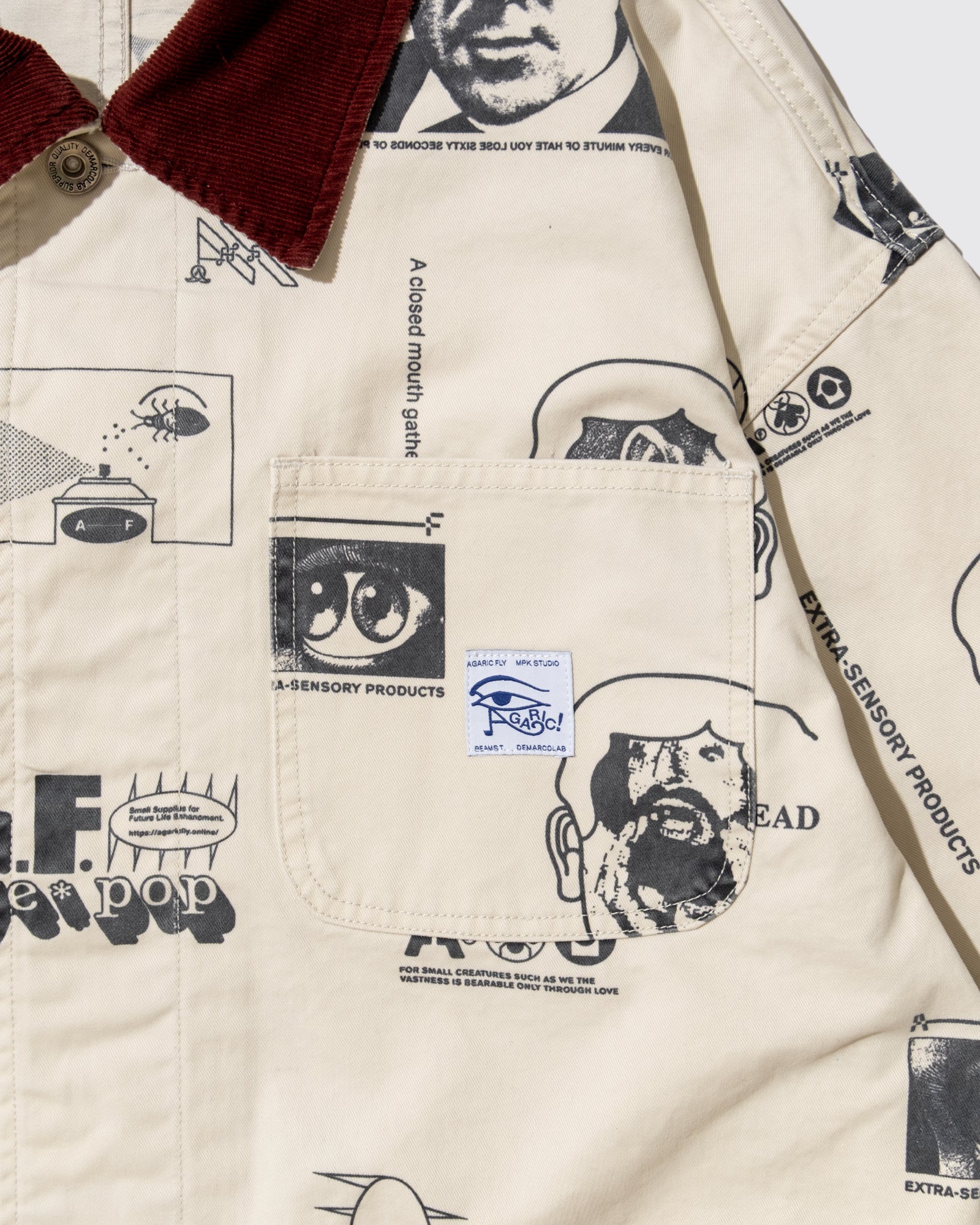 HEAD LIKE A HOLE WORK JKT (Ivory)