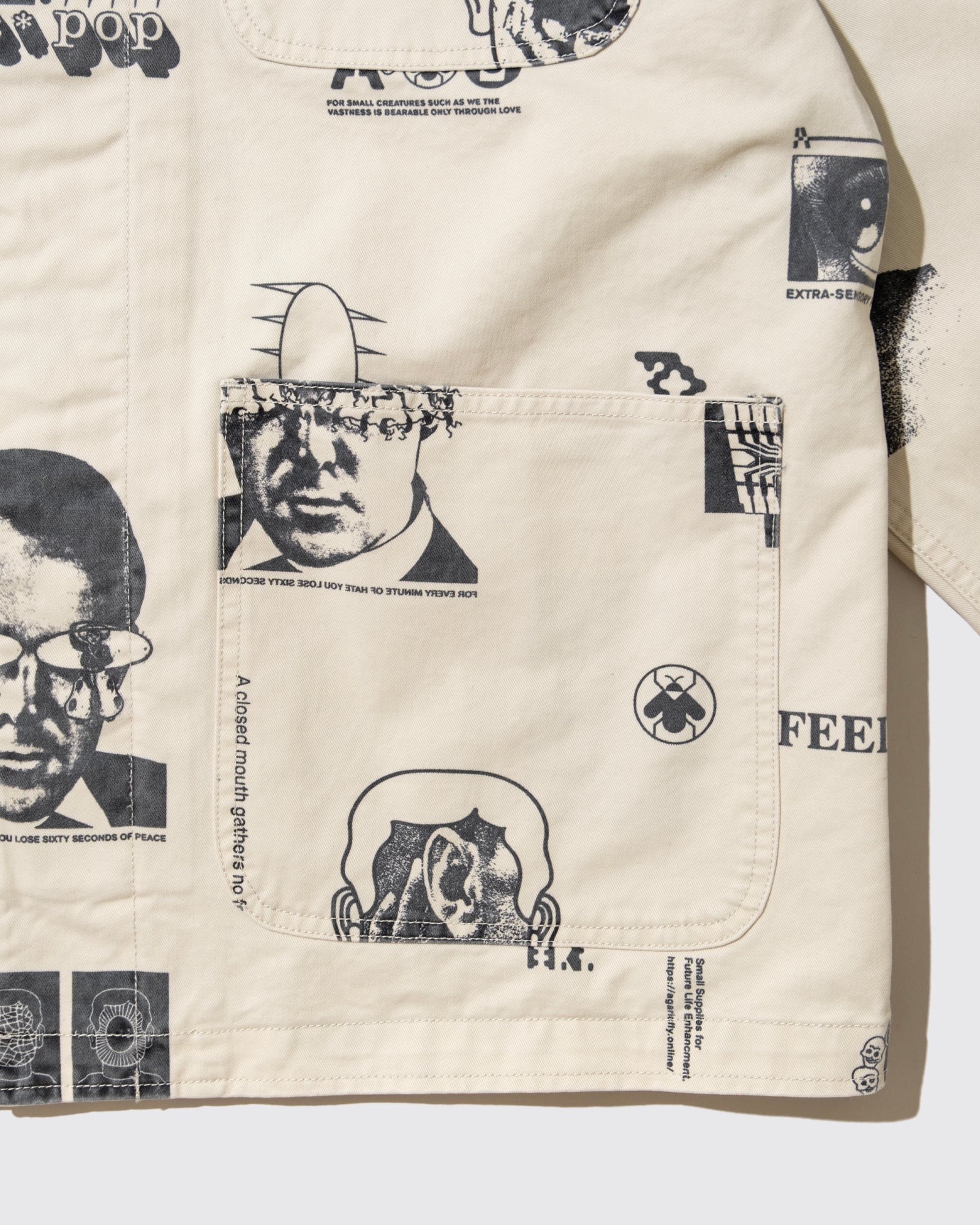 HEAD LIKE A HOLE WORK JKT (Ivory)